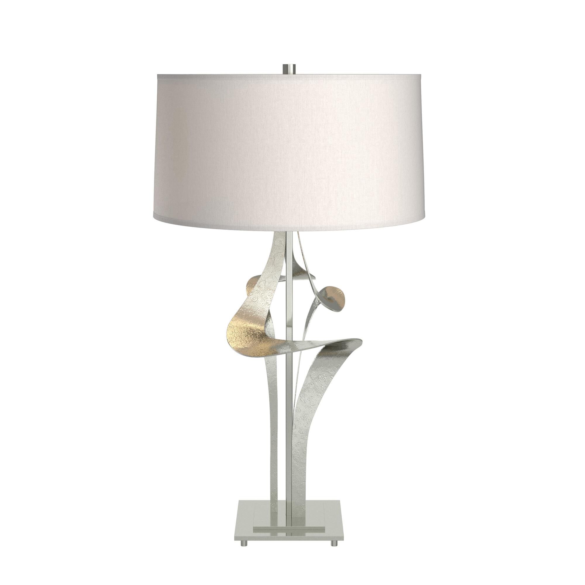 Shown in Sterling finish and Flax shade
