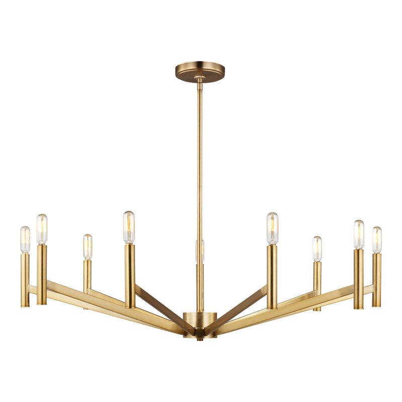 Sean Lavin Vector 36 Inch 9 Light Chandelier by Visual Comfort Studio Collection