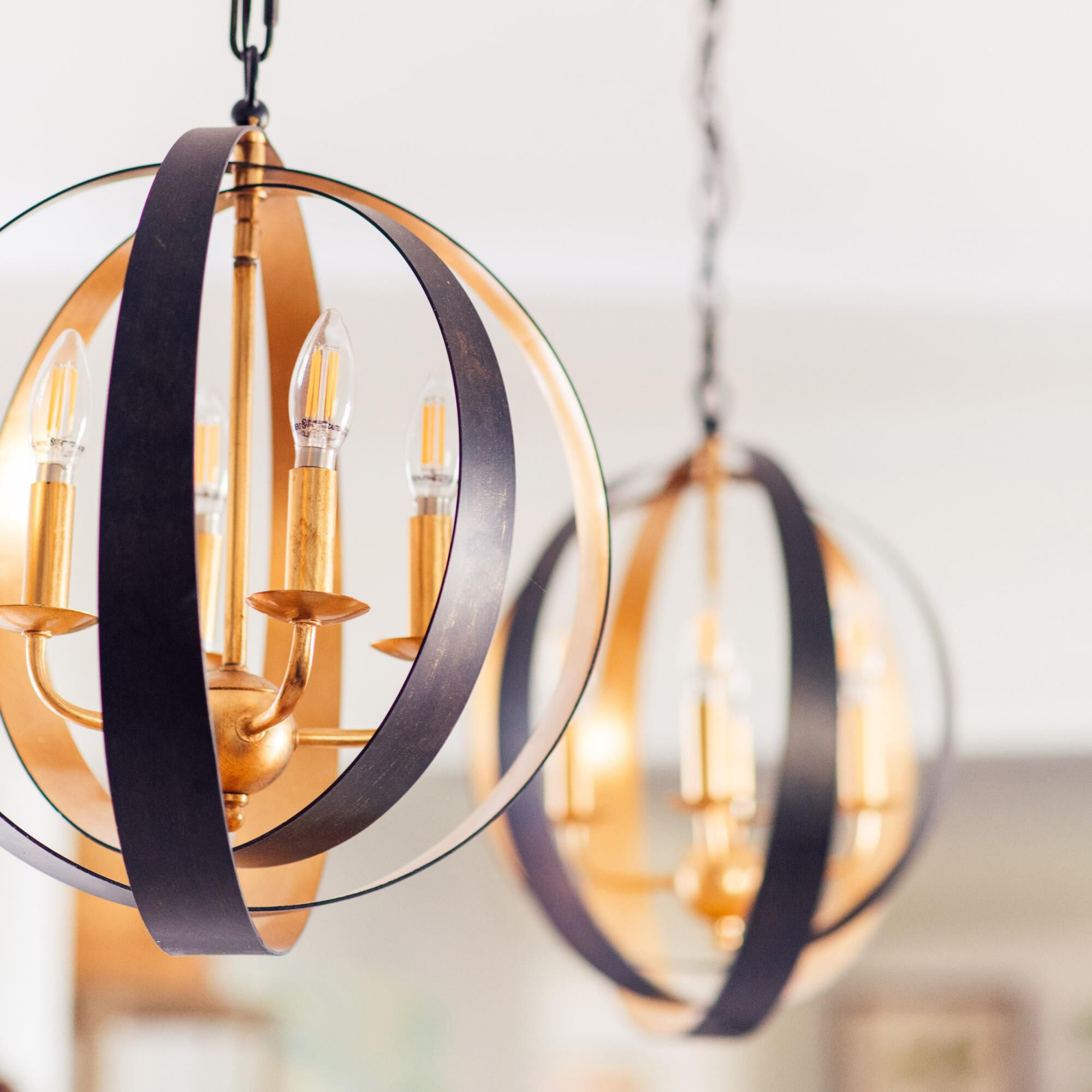 Luna 16 Inch 4 Light Mini Chandelier by Crystorama