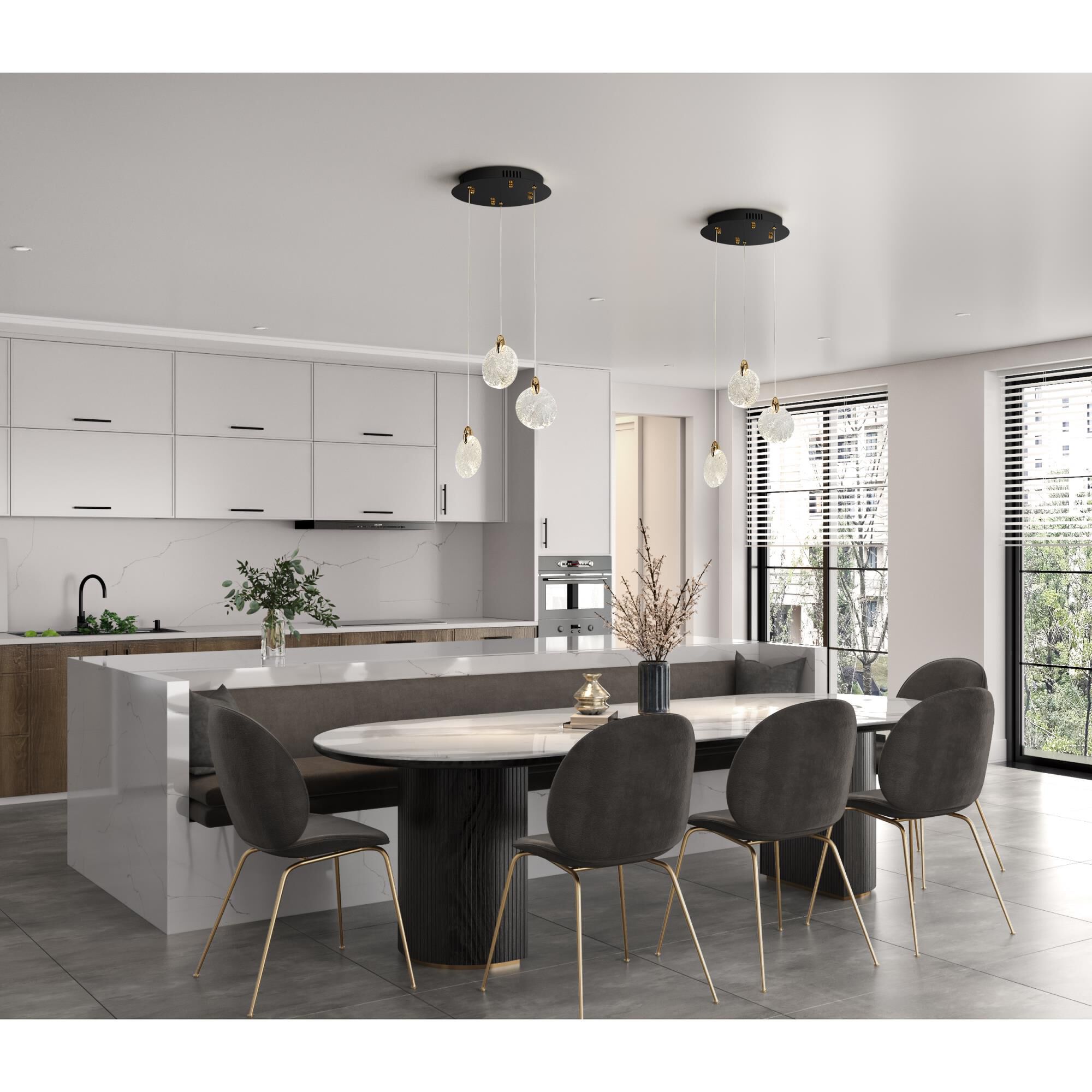 Shown in Satin Brass finish