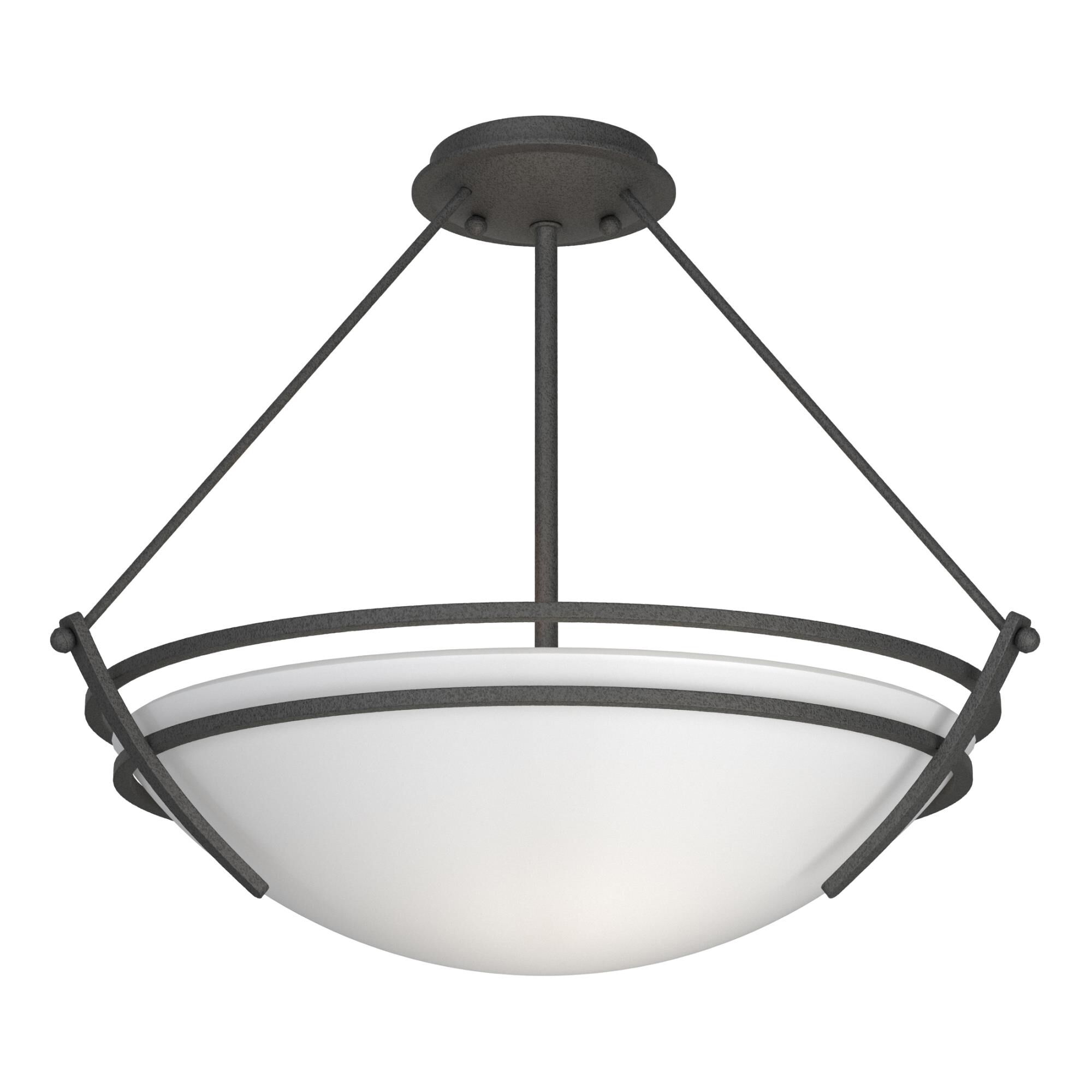 Presidio Tryne 18 Inch 3 Light Semi Flush Mount by Hubbardton Forge