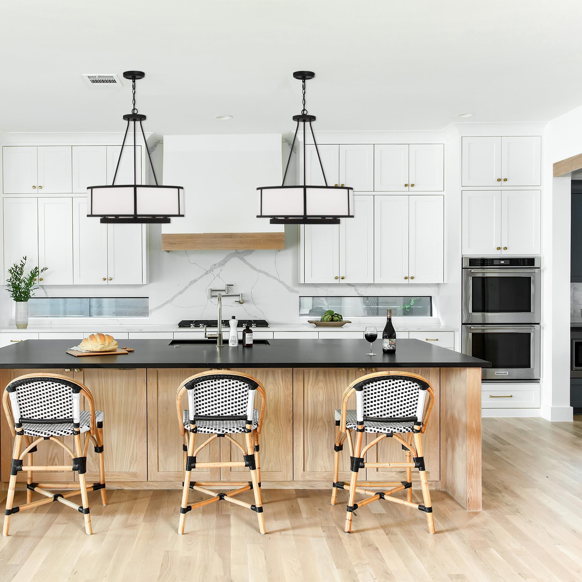 Bryant 24 Inch 6 Light Chandelier by Crystorama