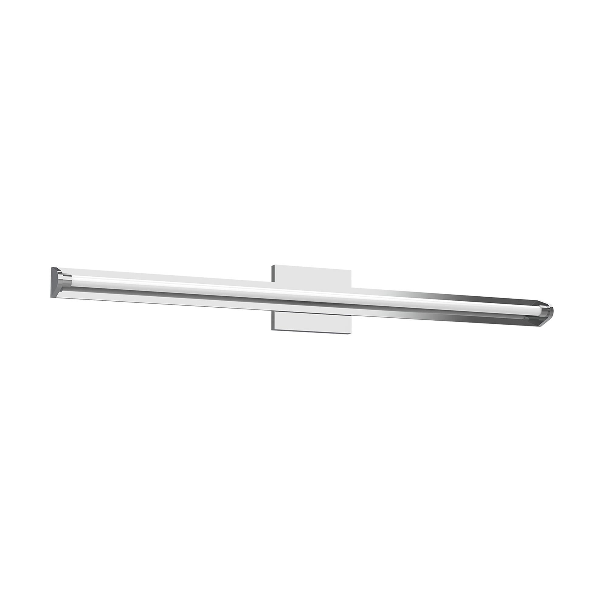 Shown in Chrome finish and Frosted Acrylic glass