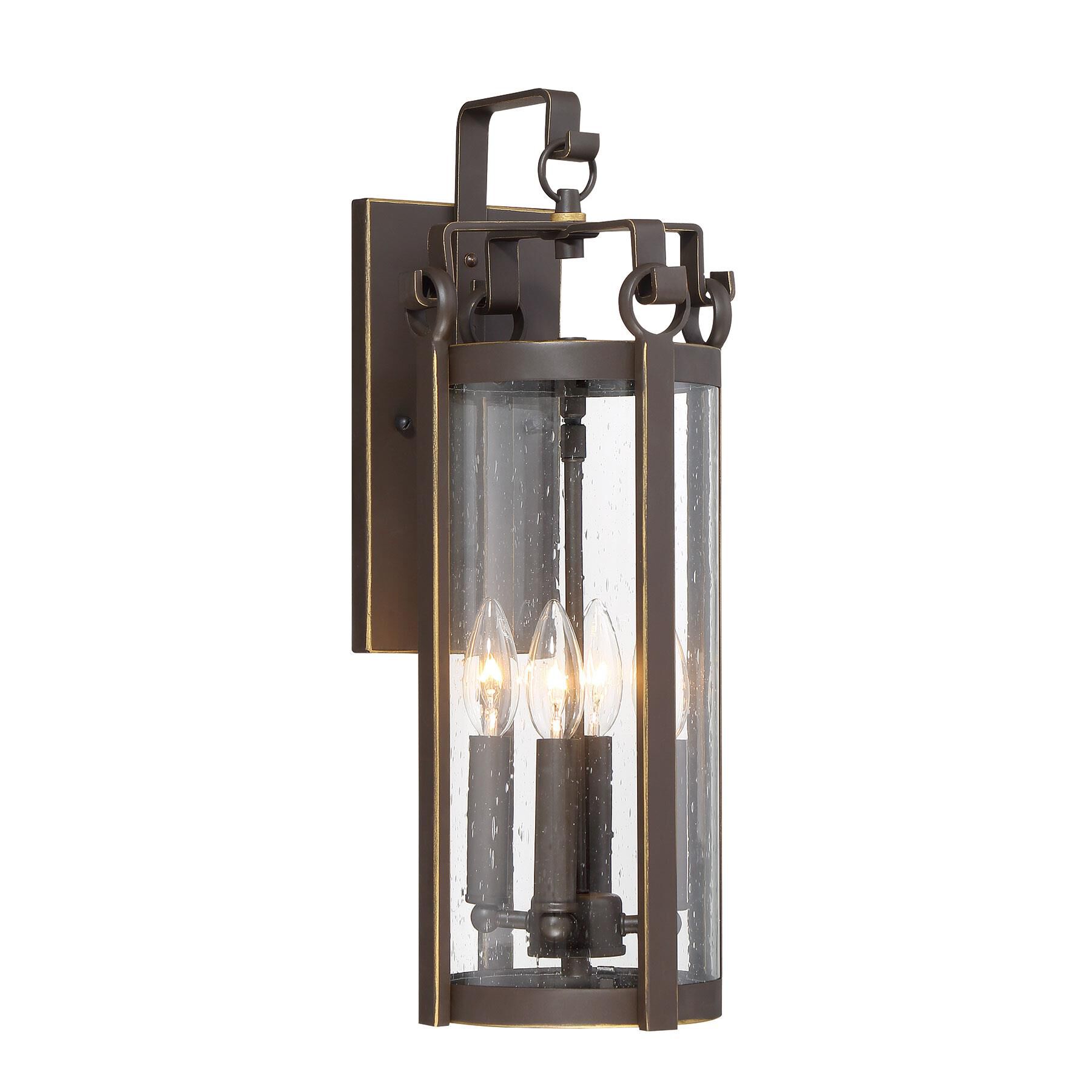 Somerset Lane 20 Inch Tall 4 Light Outdoor Wall Light by Minka Lavery