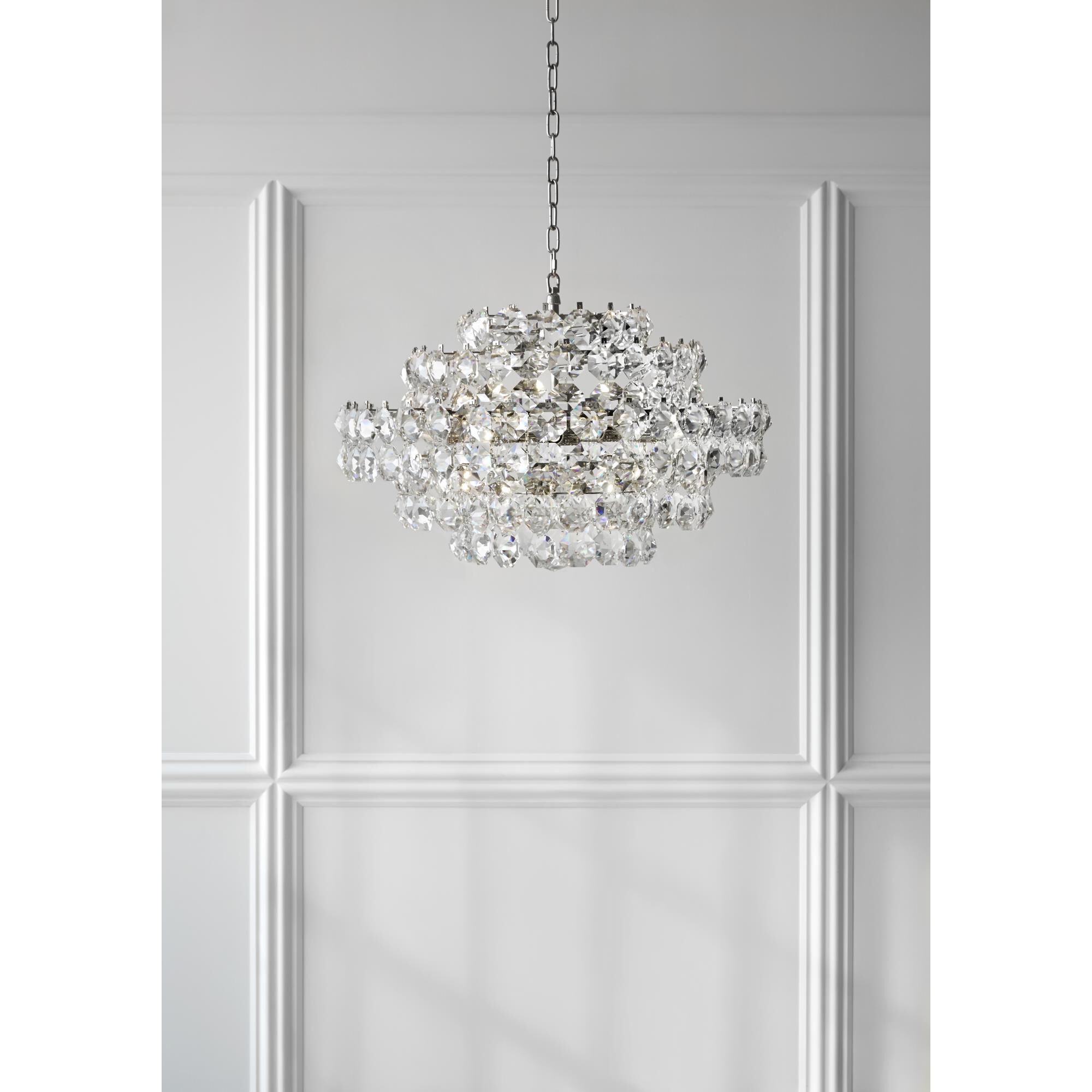 Aerin Sanger 29 Inch 12 Light Chandelier by Visual Comfort Signature Collection