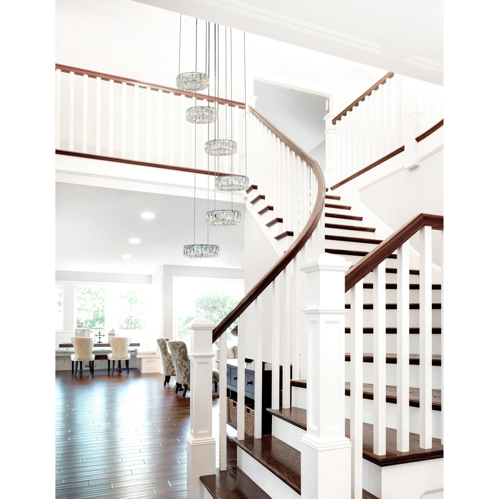 CWI Lighting Madeline 24 Inch LED Multi Light Pendant