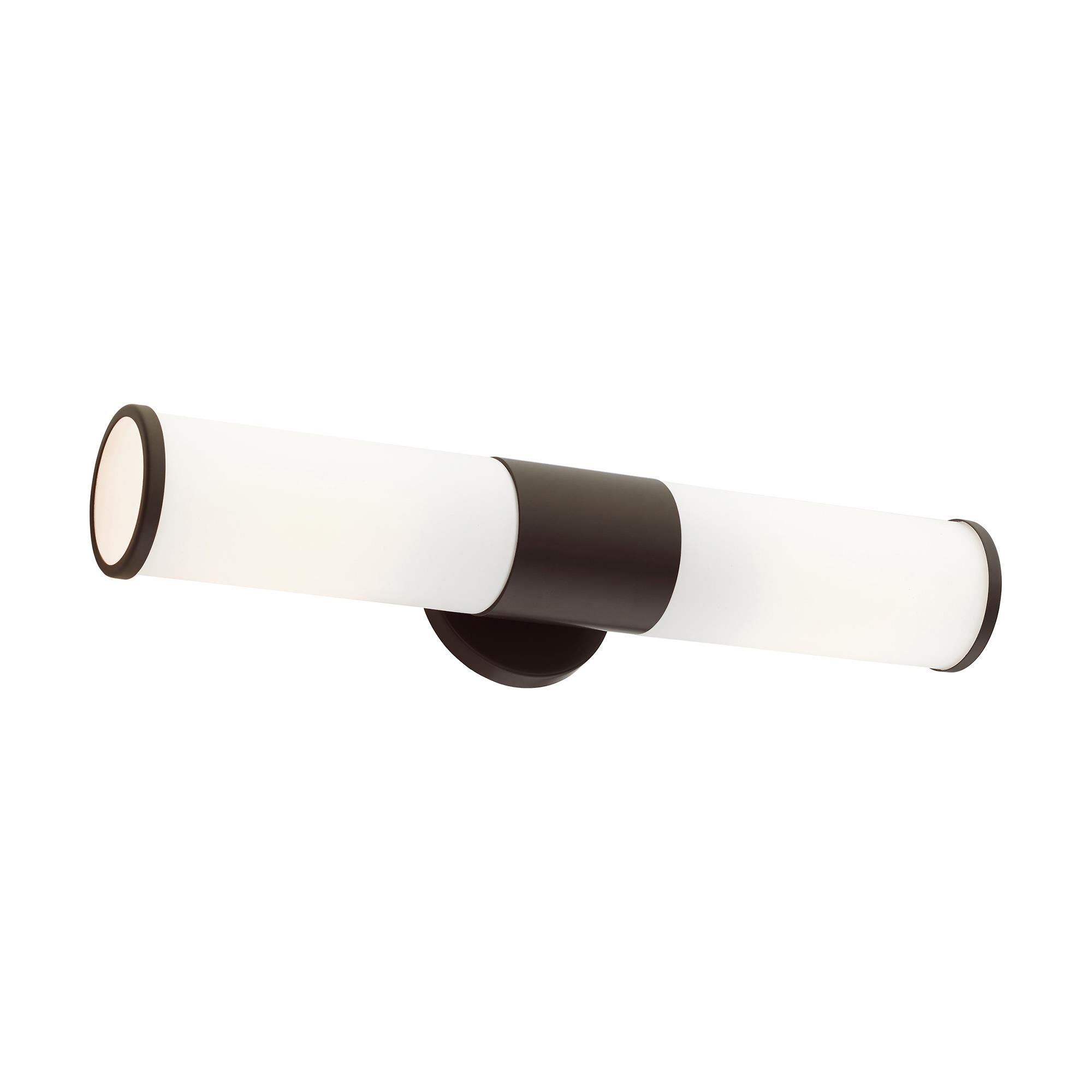 Shown in Bronze finish and Satin Opal White glass