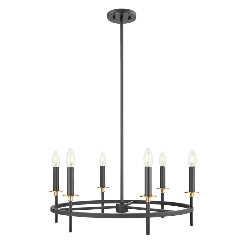 25 Inch Chandelier by Meridian Lighting