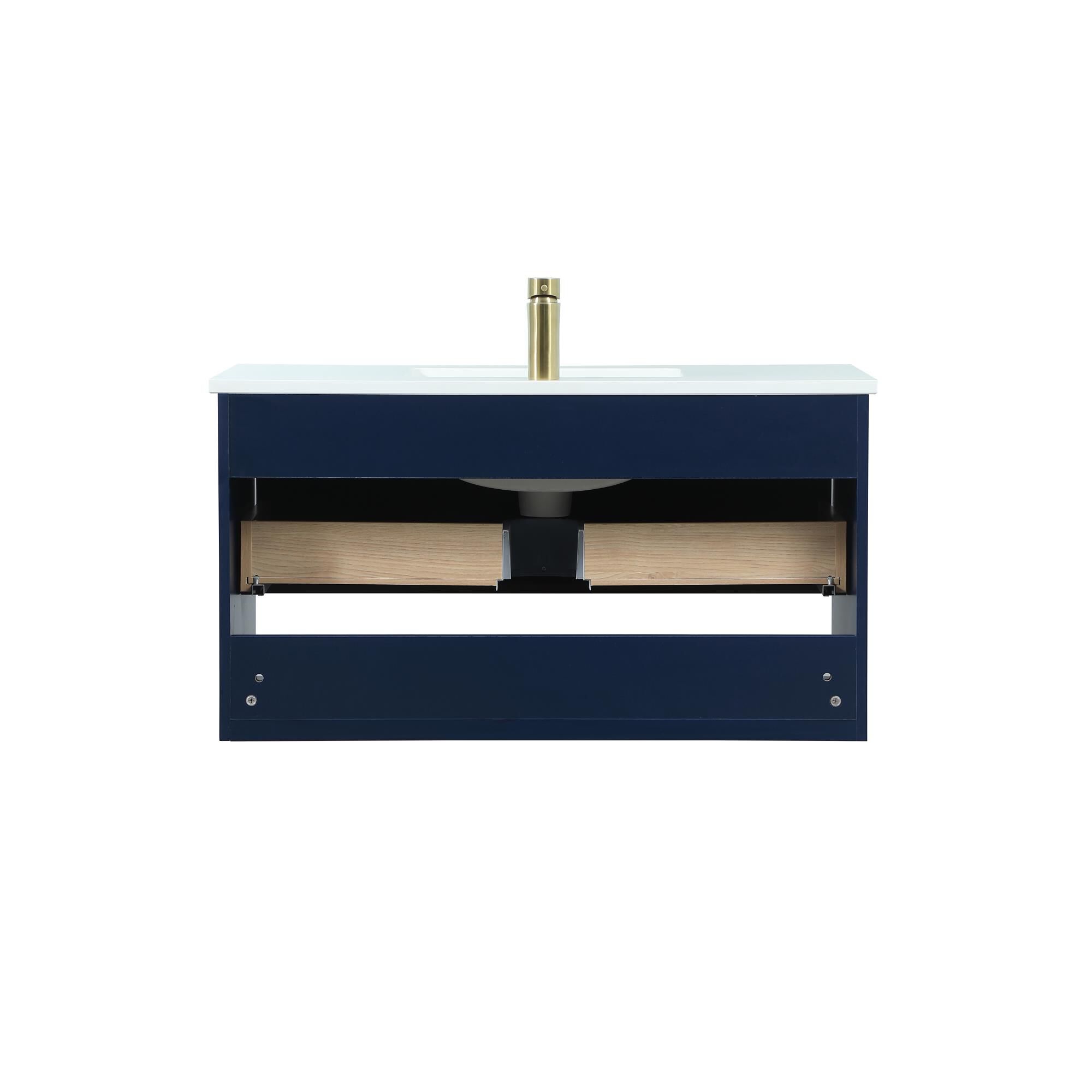 Shown in Blue finish