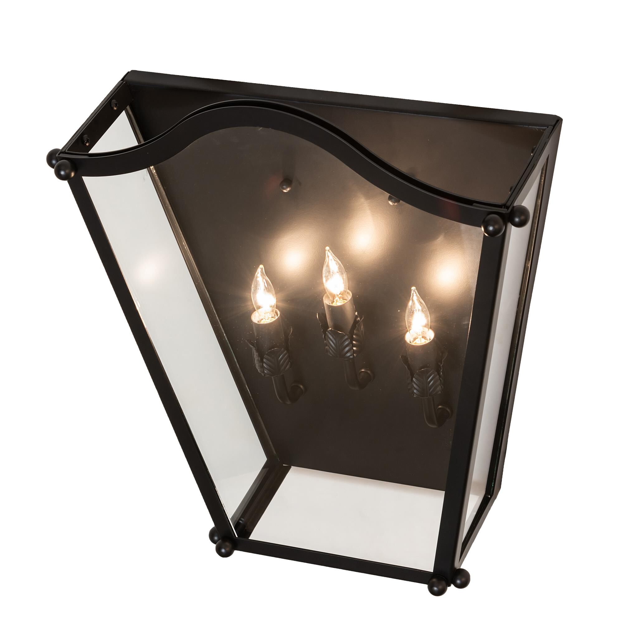 Austin 17 Inch Tall 3 Light Outdoor Wall Light by Meyda Lighting