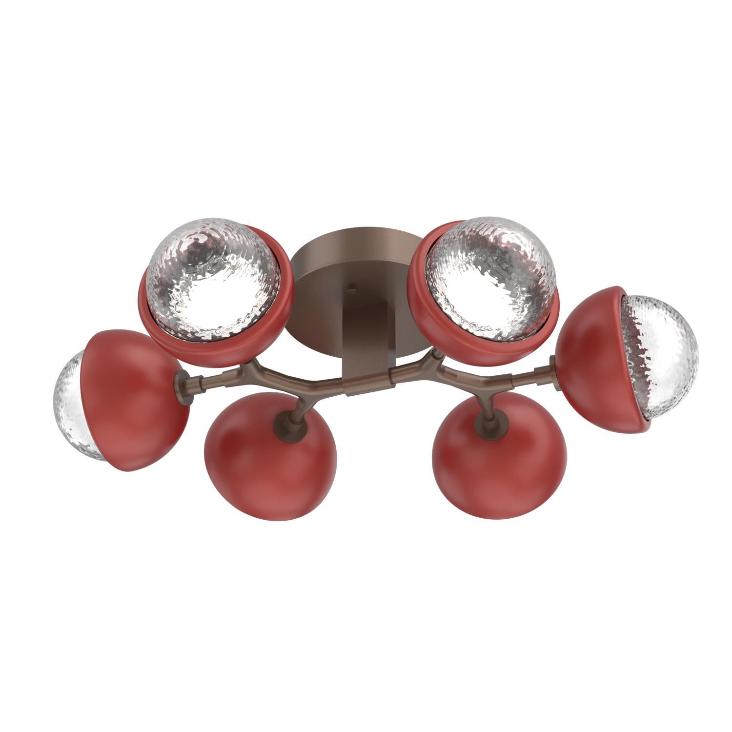 Levi Wilson Cabochon 27 Inch Flush Mount by Hammerton Studio