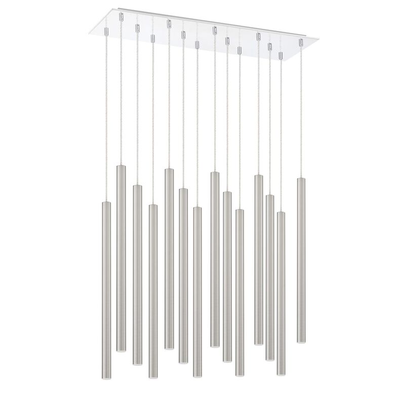 Forest 32 Inch 14 Light LED Linear Suspension Light by Z-Lite