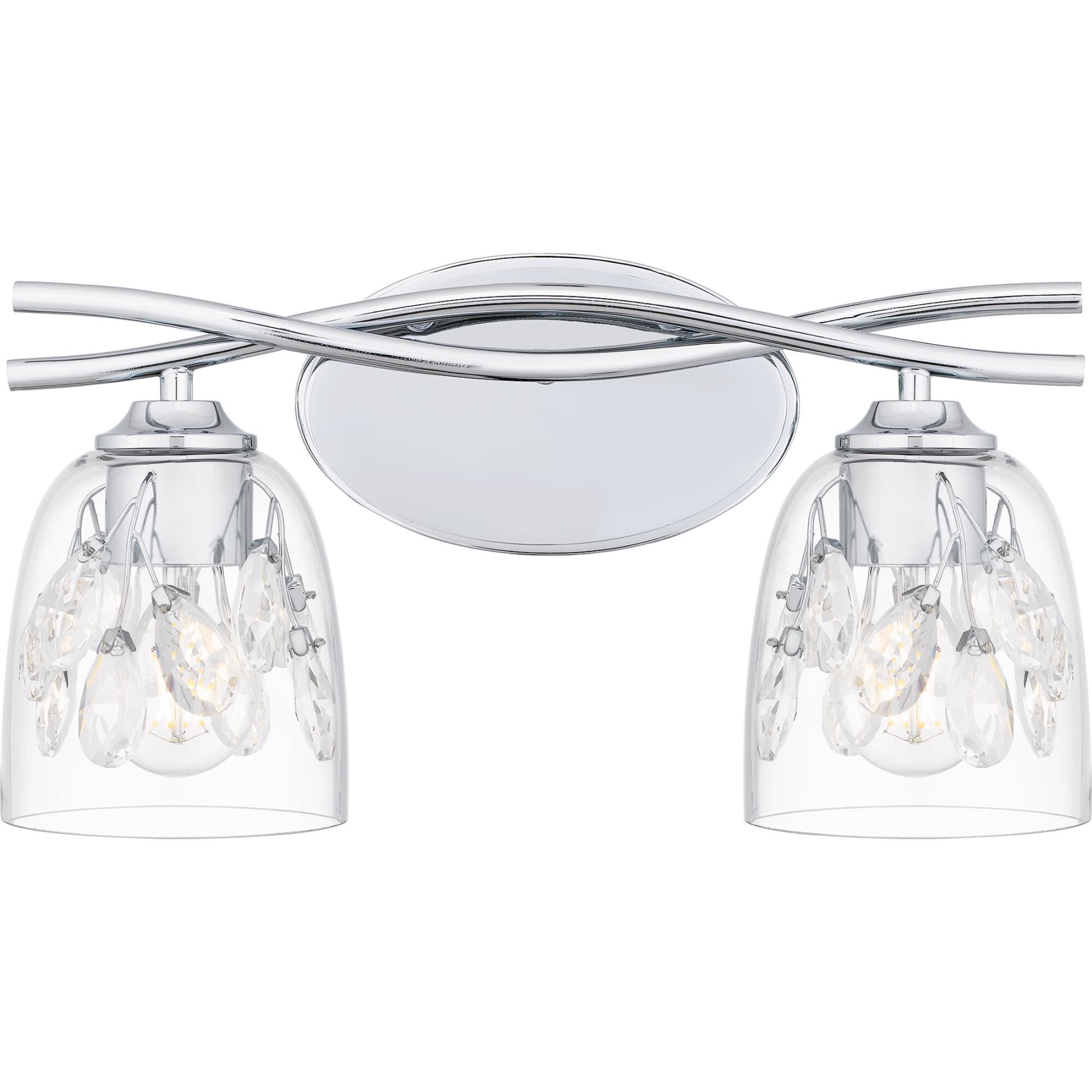 Ansley 16 Inch 2 Light Bath Vanity Light by Quoizel