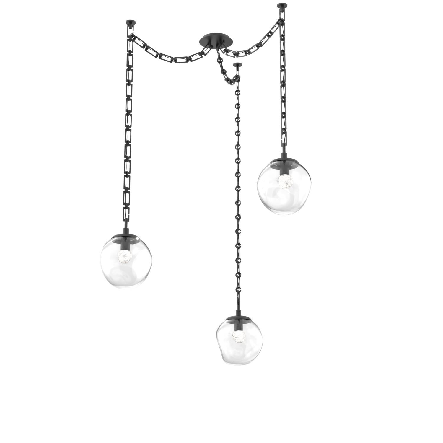 Levi Wilson Aster 19 Inch Multi Pendant Light by Hammerton Studio