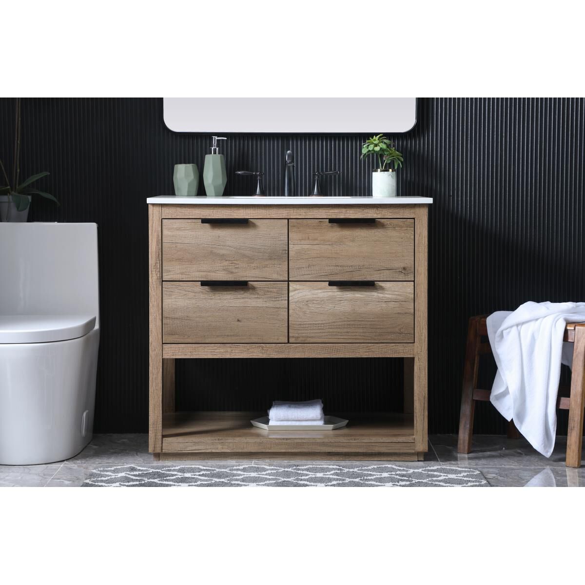 Shown in Natural Oak finish