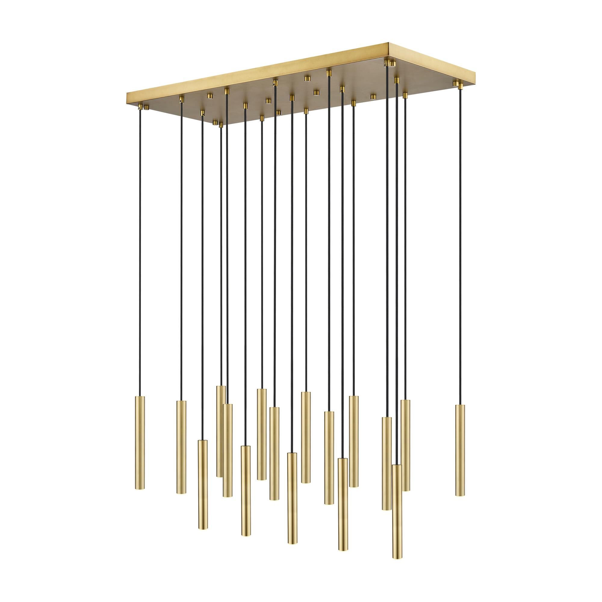 Shown in Modern Gold finish and Modern Gold glass and Modern Gold shade