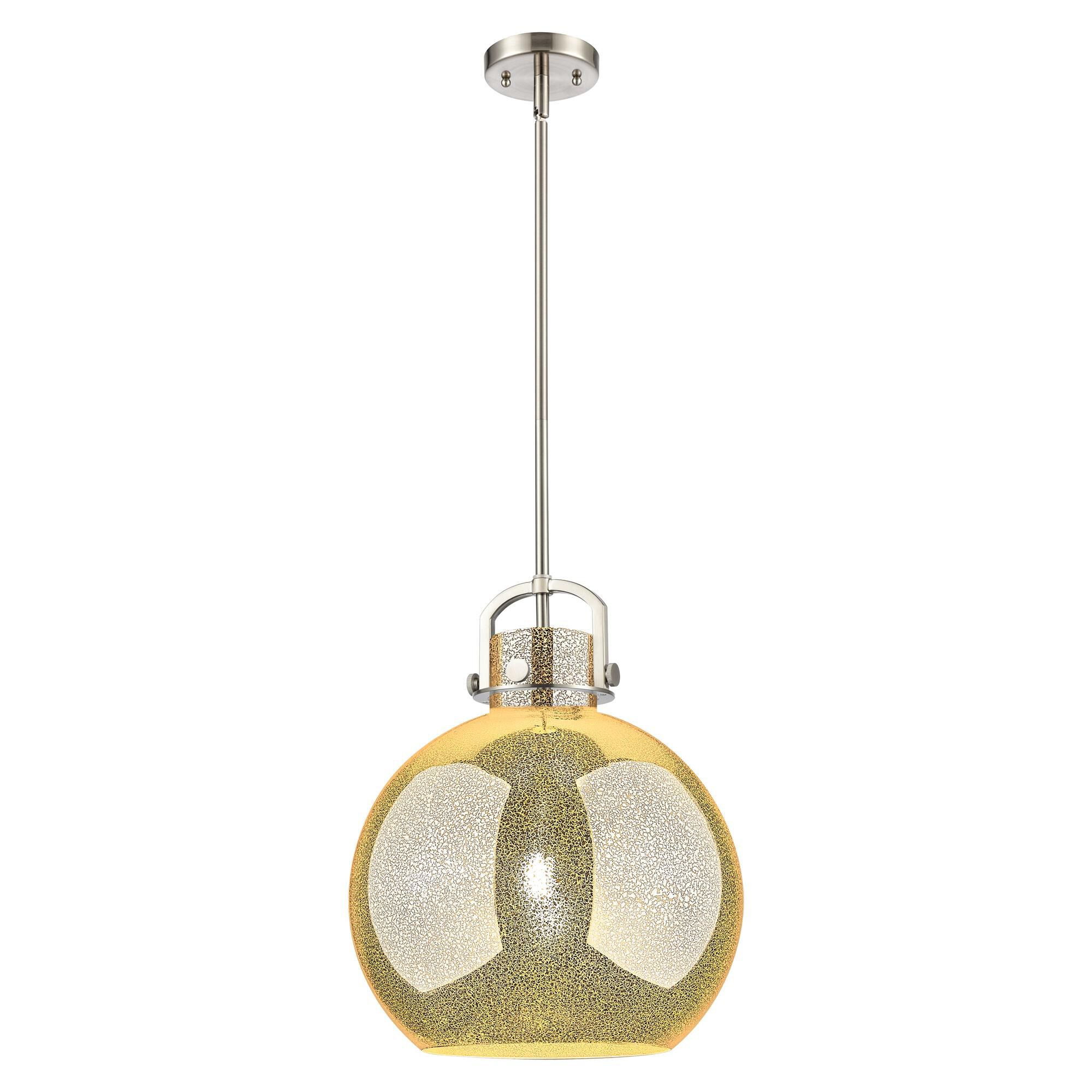 Shown in Satin Nickel finish and Mercury shade