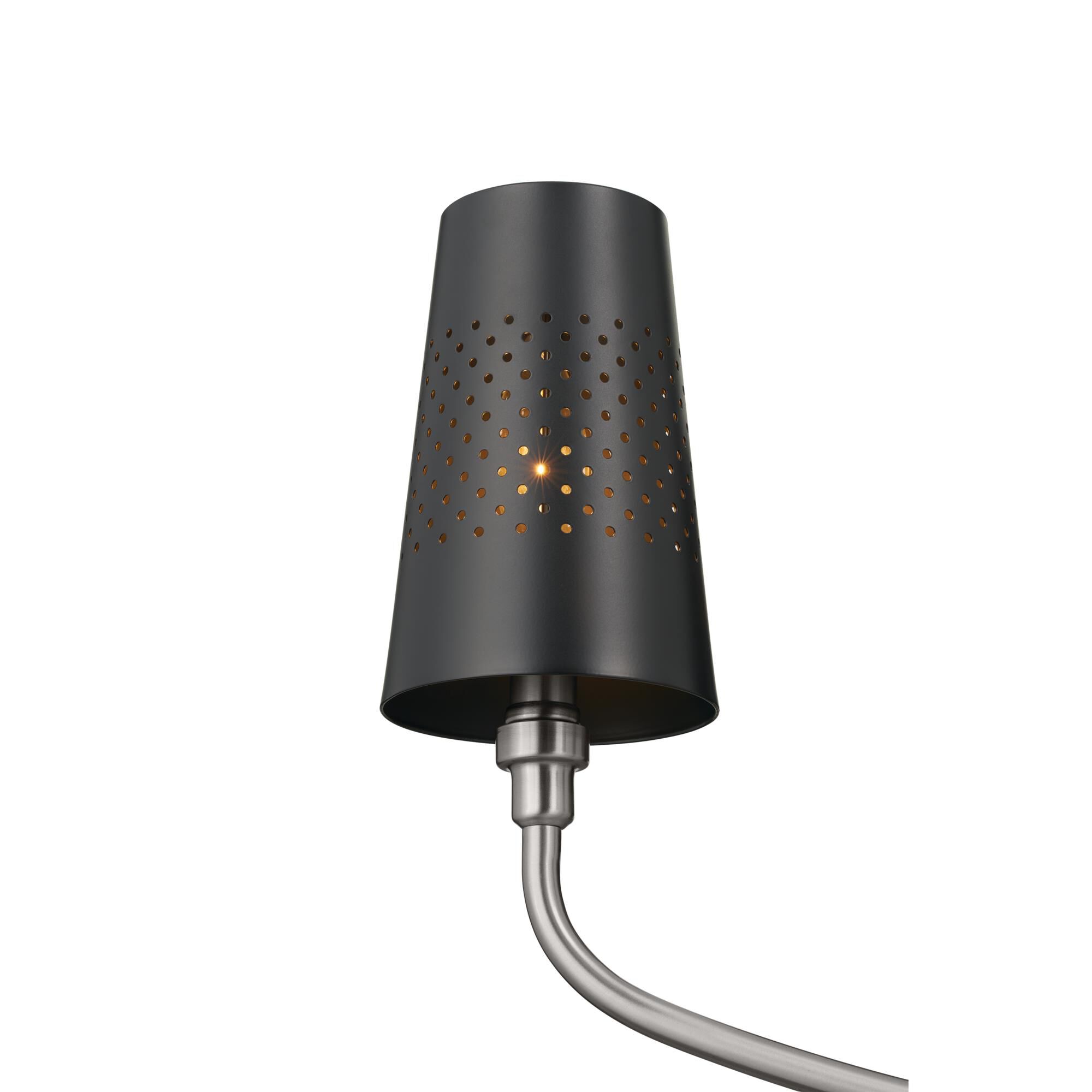 Shown in Classic Pewter finish and Metal and Bell shade