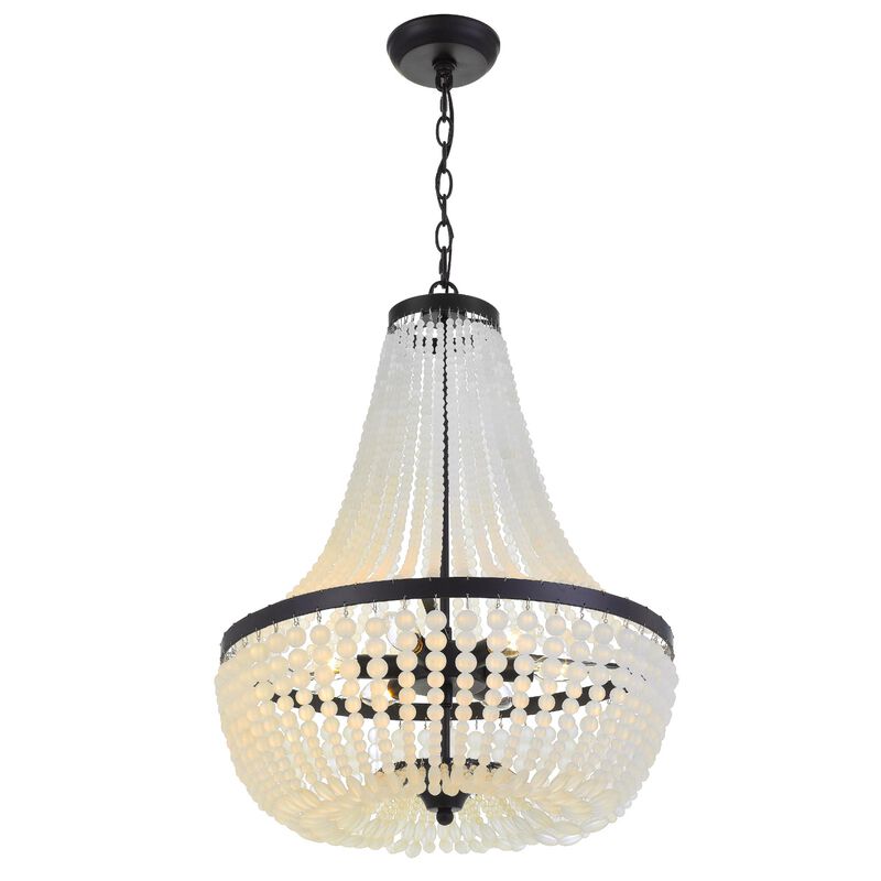 Rylee 18 Inch 6 Light Mini Chandelier by Crystorama
