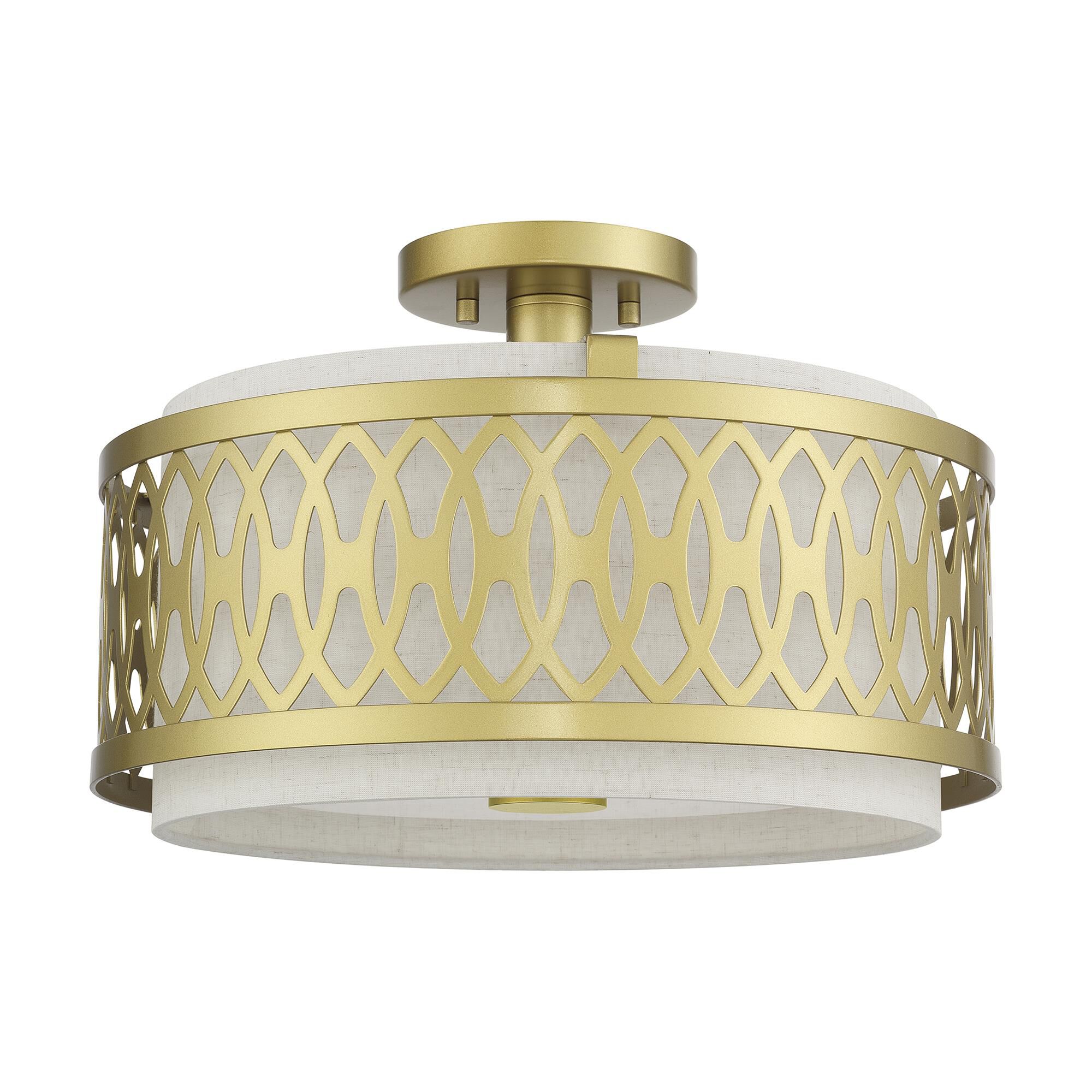 Vistaview 15 Inch Semi Flush Mount by Livex Lighting