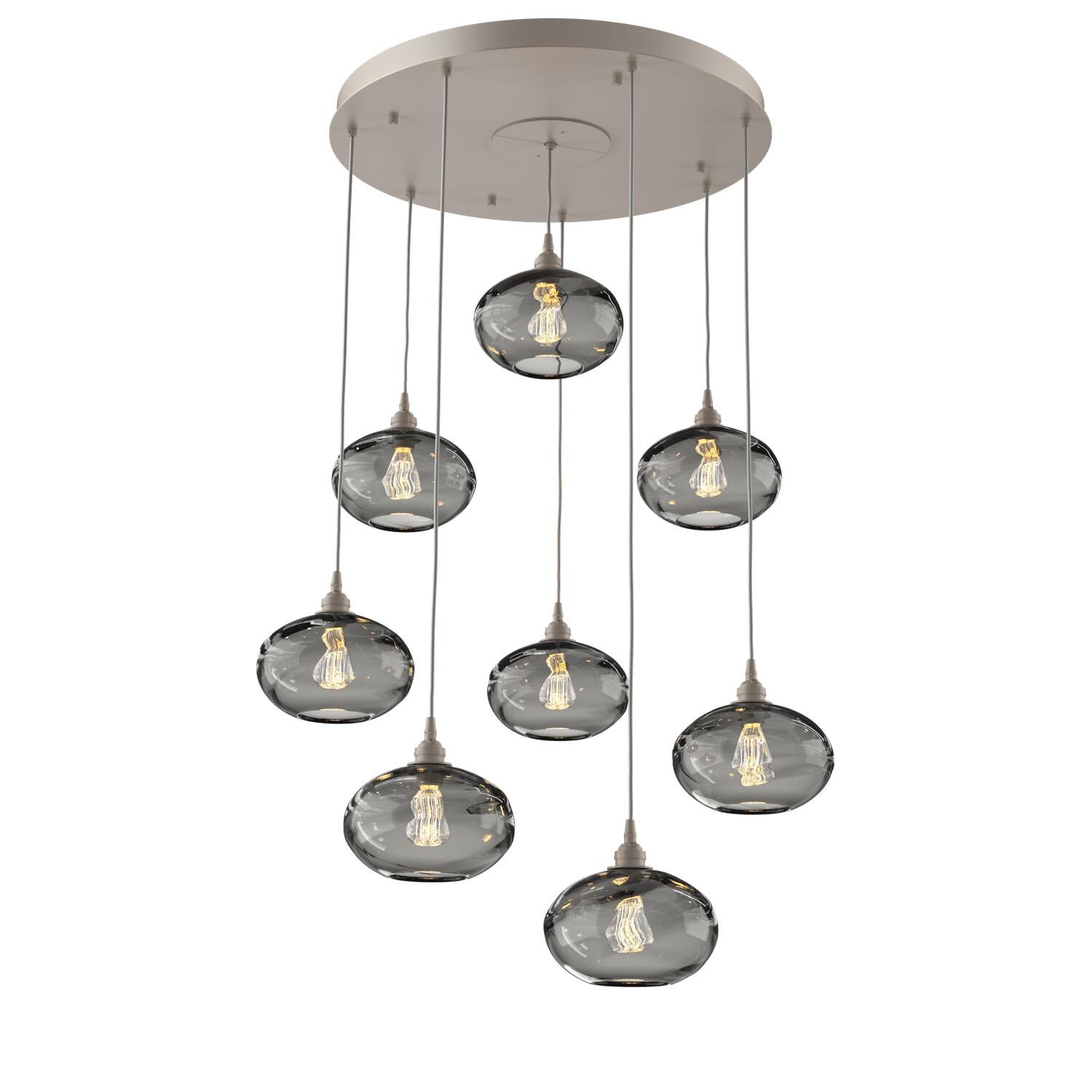 Shown in Metallic Beige Silver finish and Optic Smoke glass