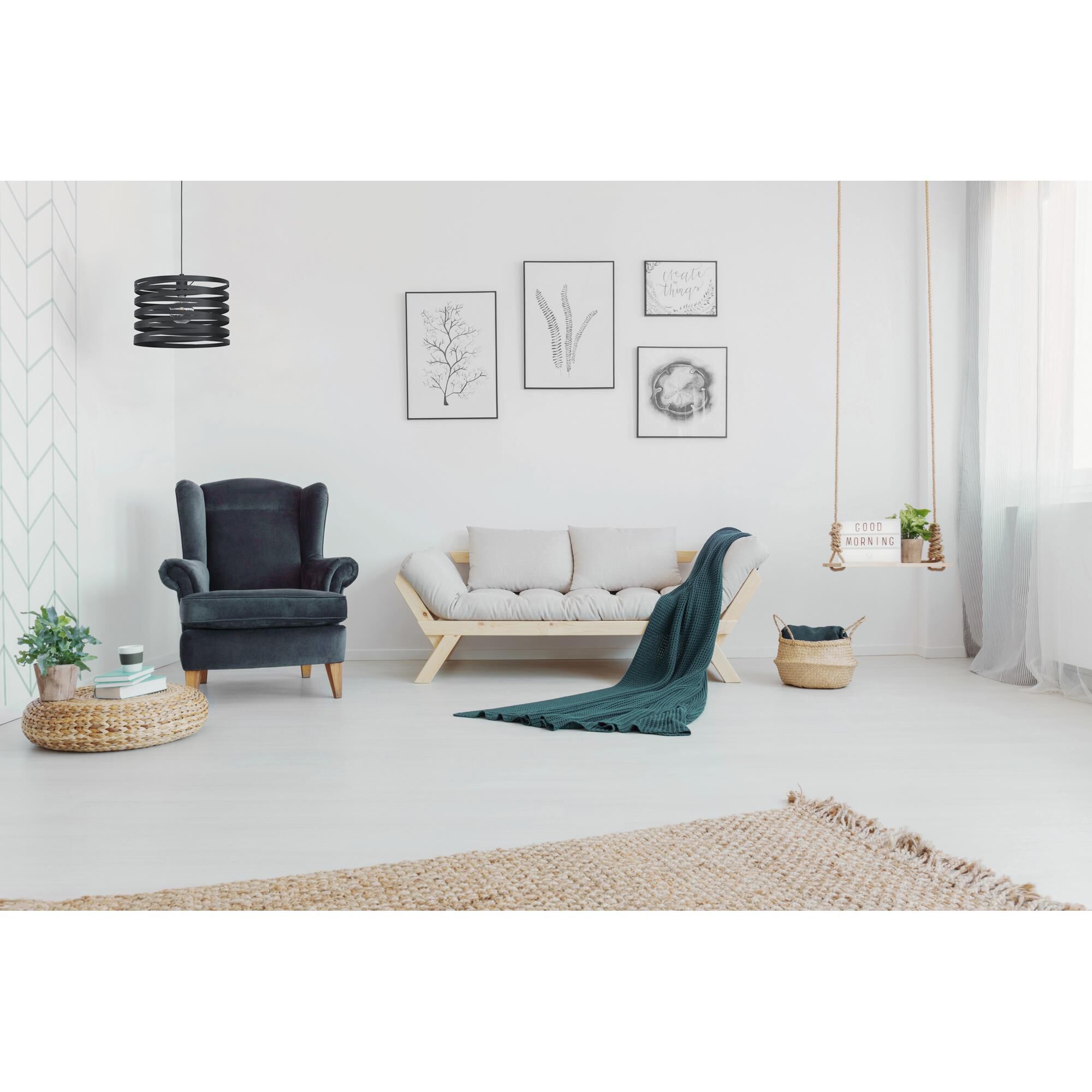 Eglo Lighting Eglo Cremella 14 Inch Large Pendant