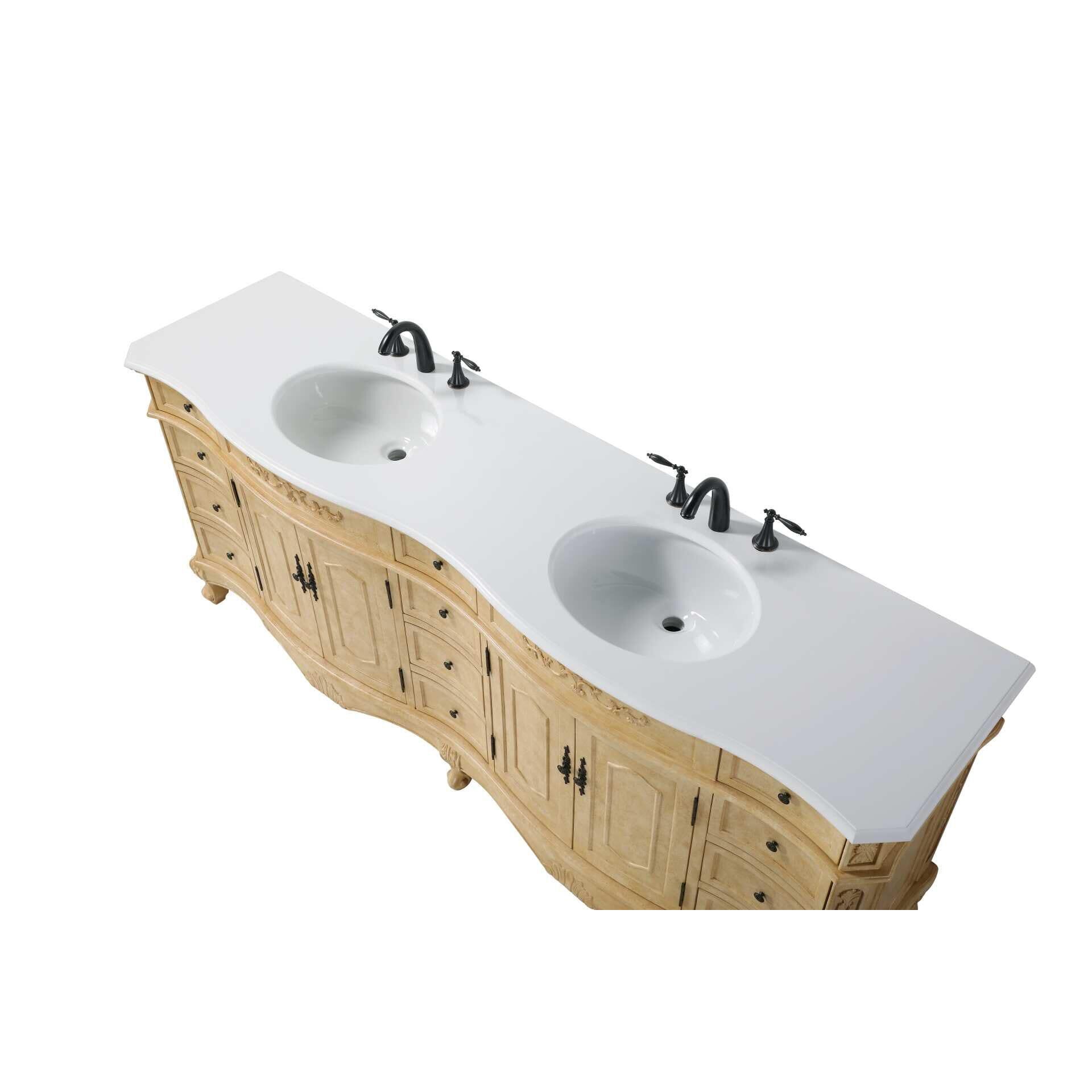 Danville 84 Inch Bath Vanity by Elegant Decor