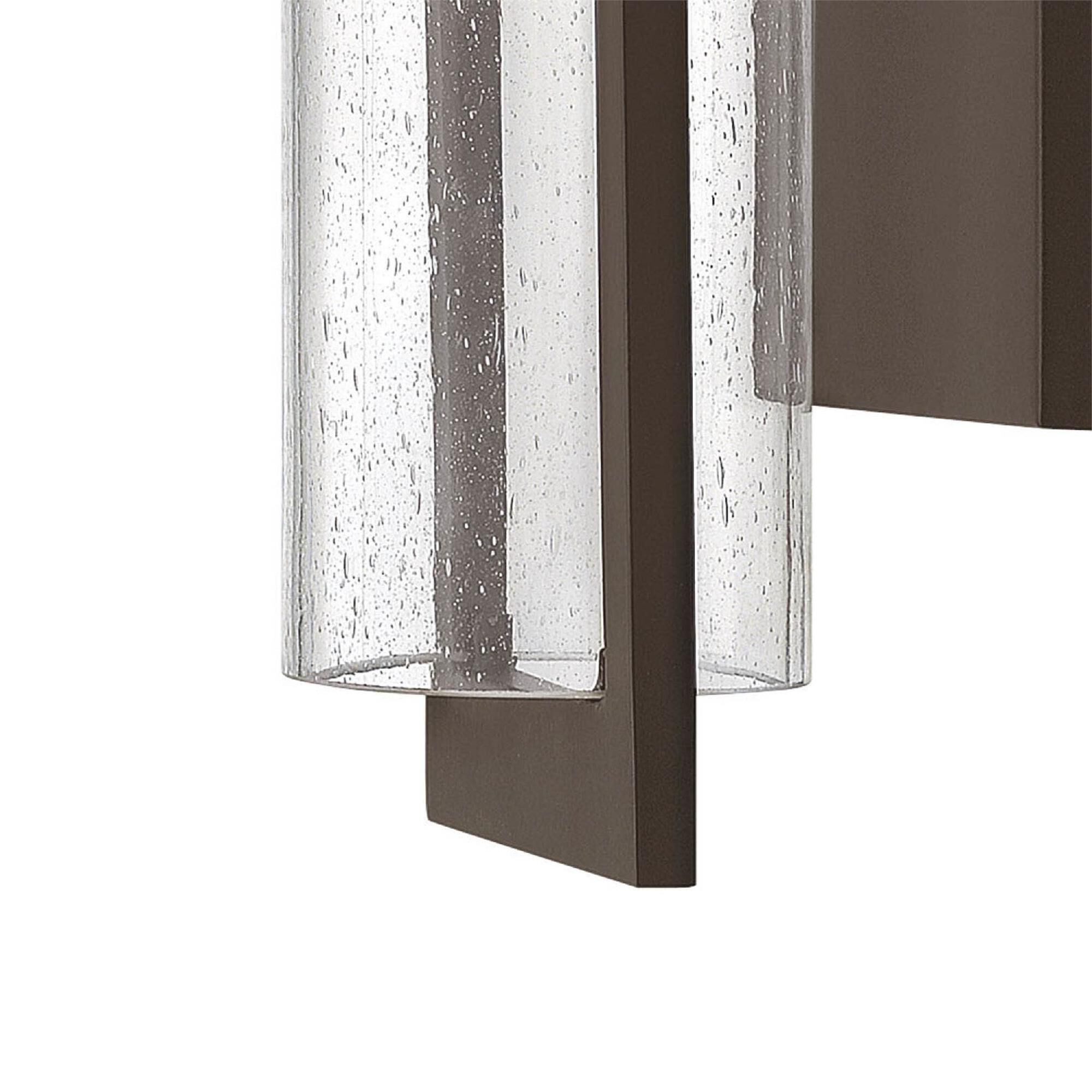 Shown in Buckeye Bronze finish and Clear Seedy glass