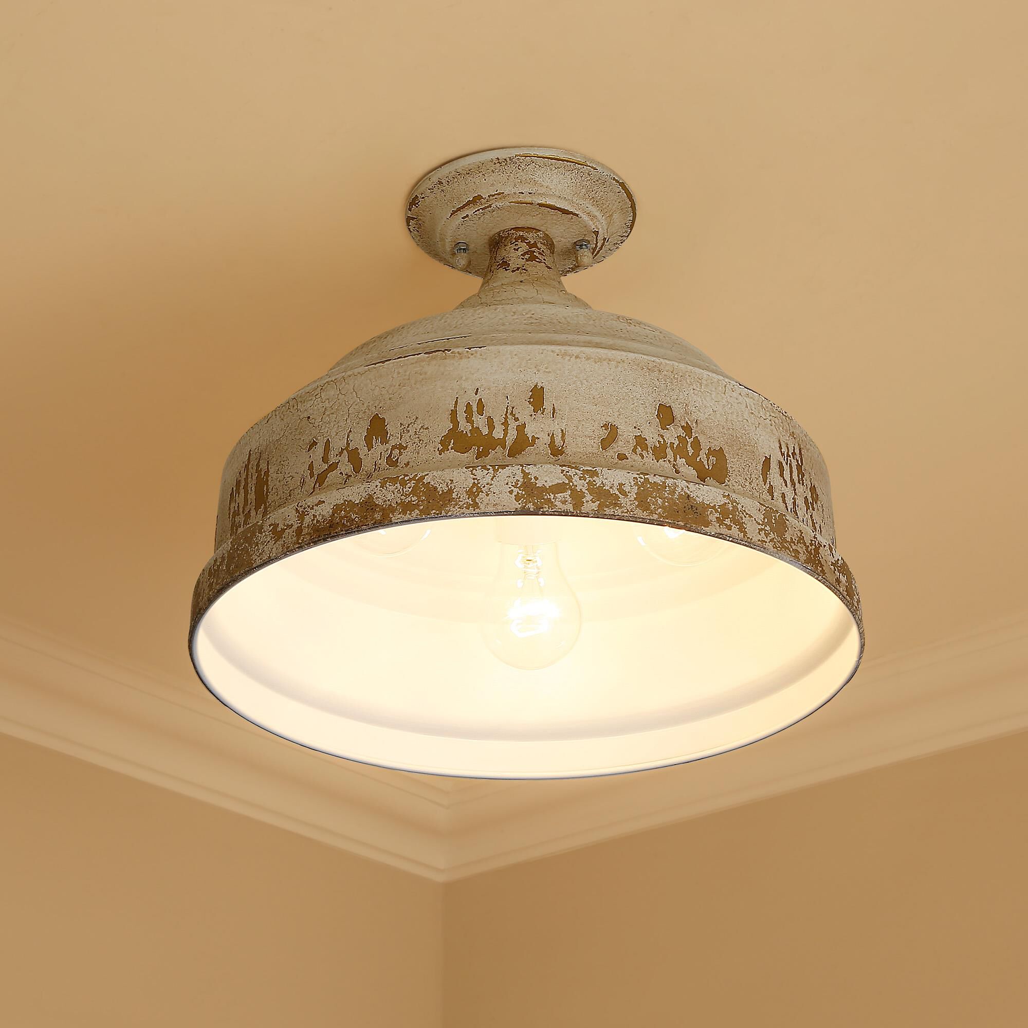 Shown in Antique Ivory finish and Antique Ivory shade