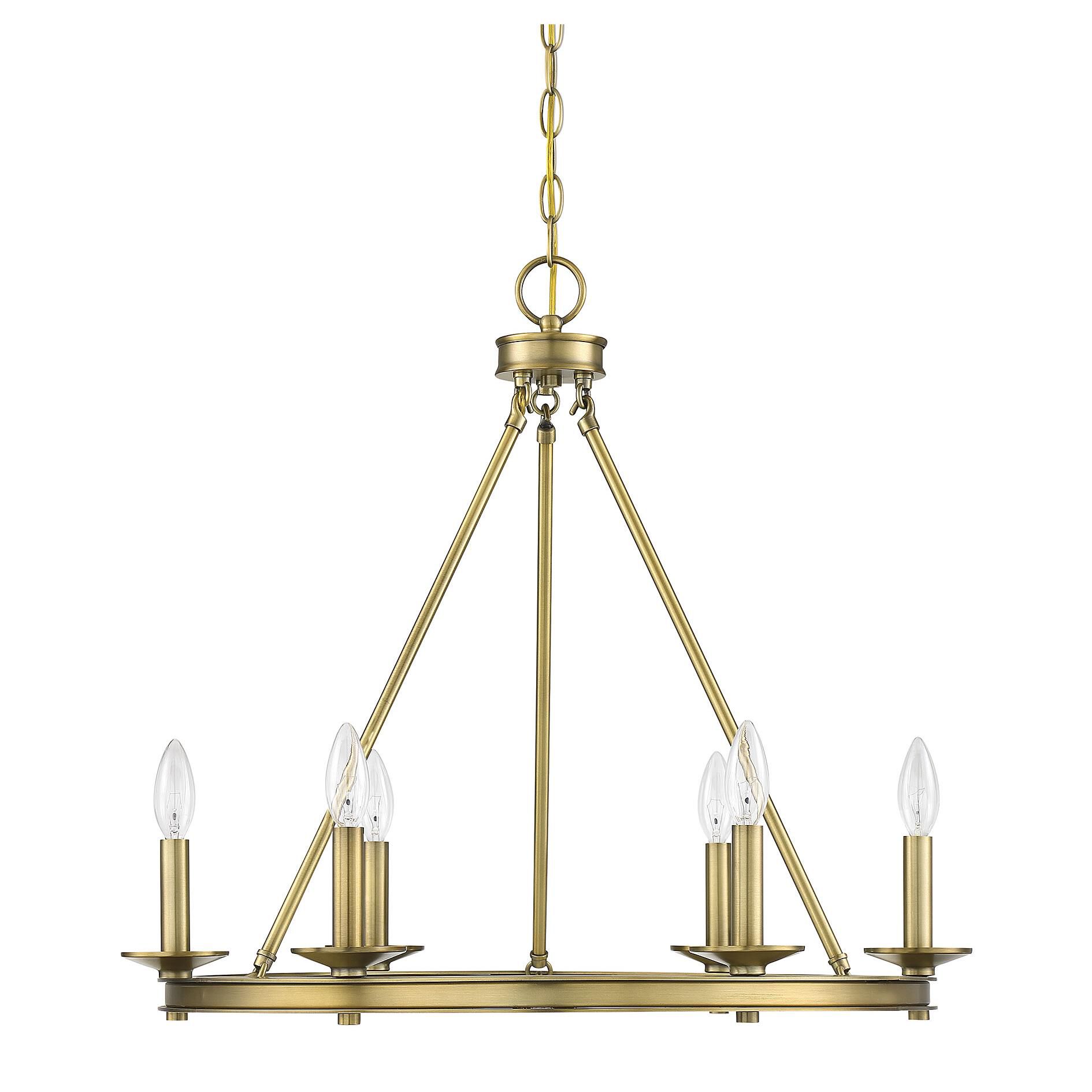 Middleton 25 Inch 6 Light Chandelier by Savoy House