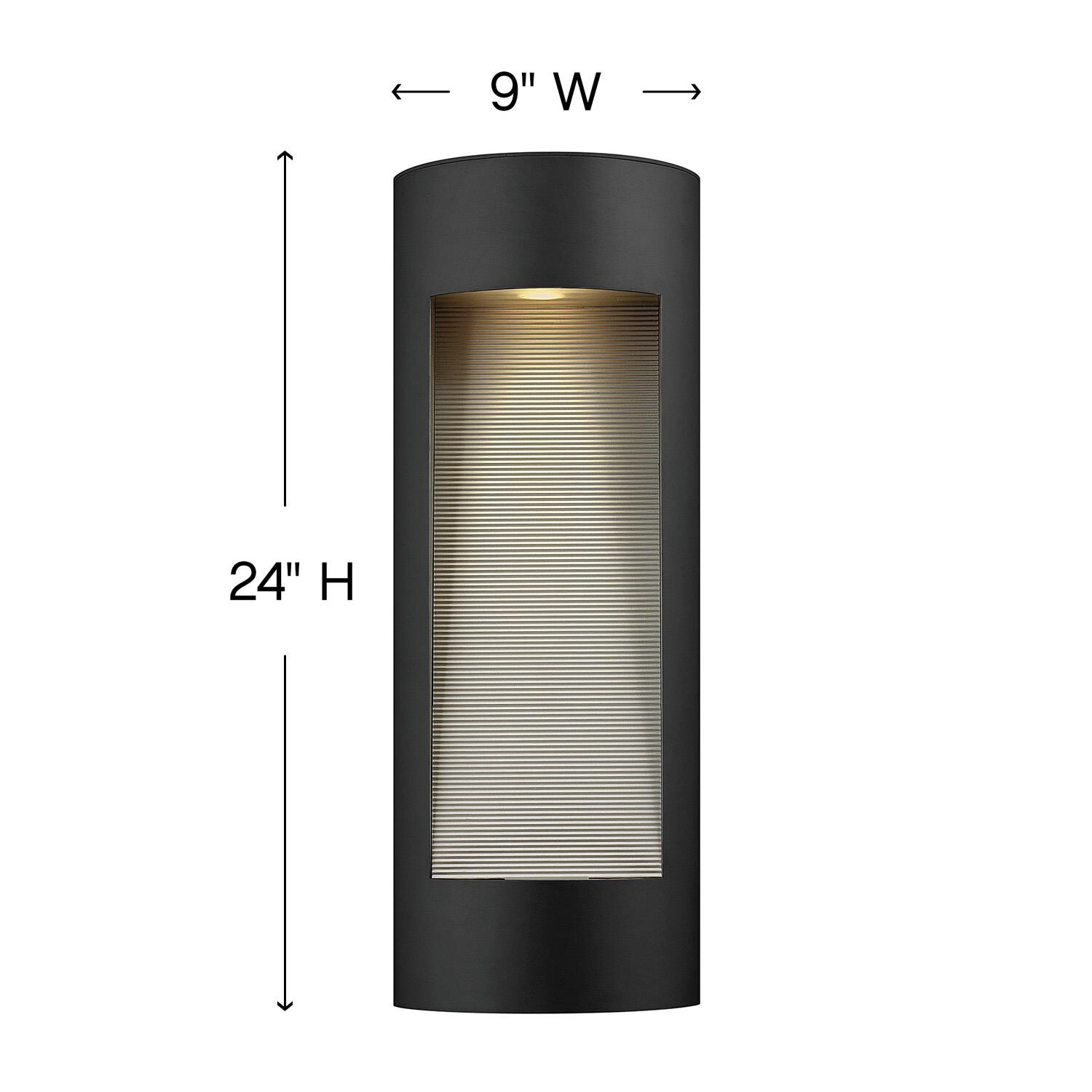 Luna 24 Inch Tall 2 Light Outdoor Wall Light by Hinkley Lighting