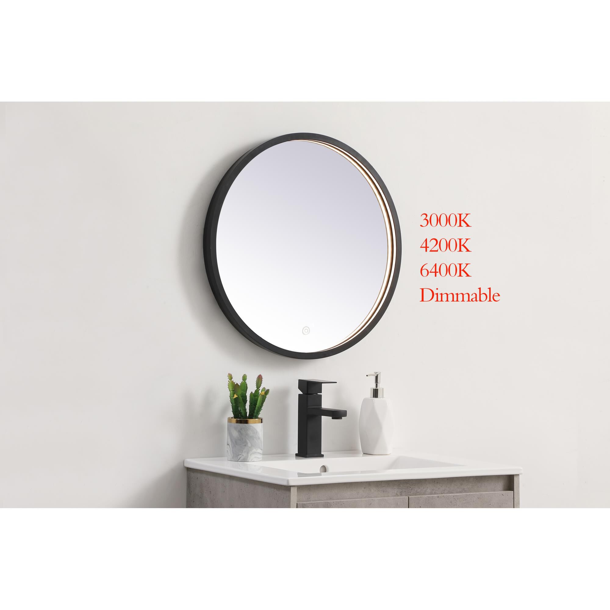 Pier LED Lighted Mirror by Elegant Decor