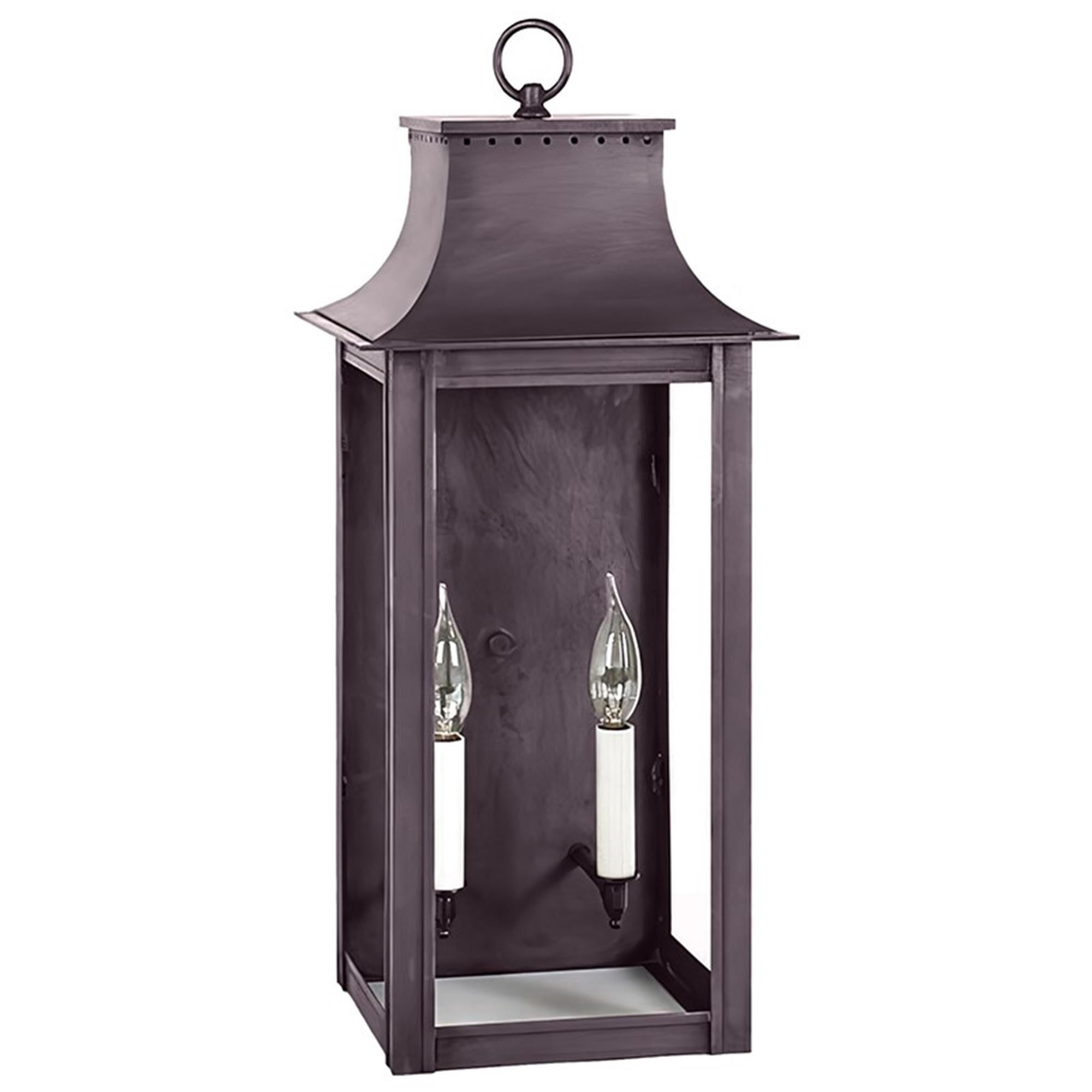 Coplin 23 Inch Tall 2 Light Outdoor Wall Light by Northeast Lantern