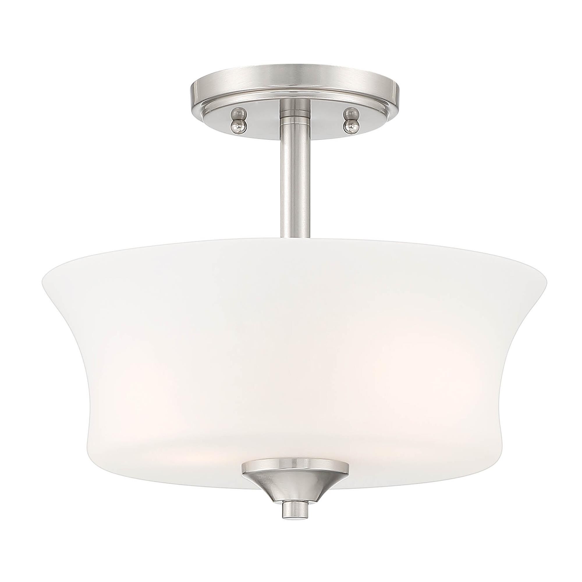 Bronson 12 Inch 2 Light Semi Flush Mount by Designers Fountain