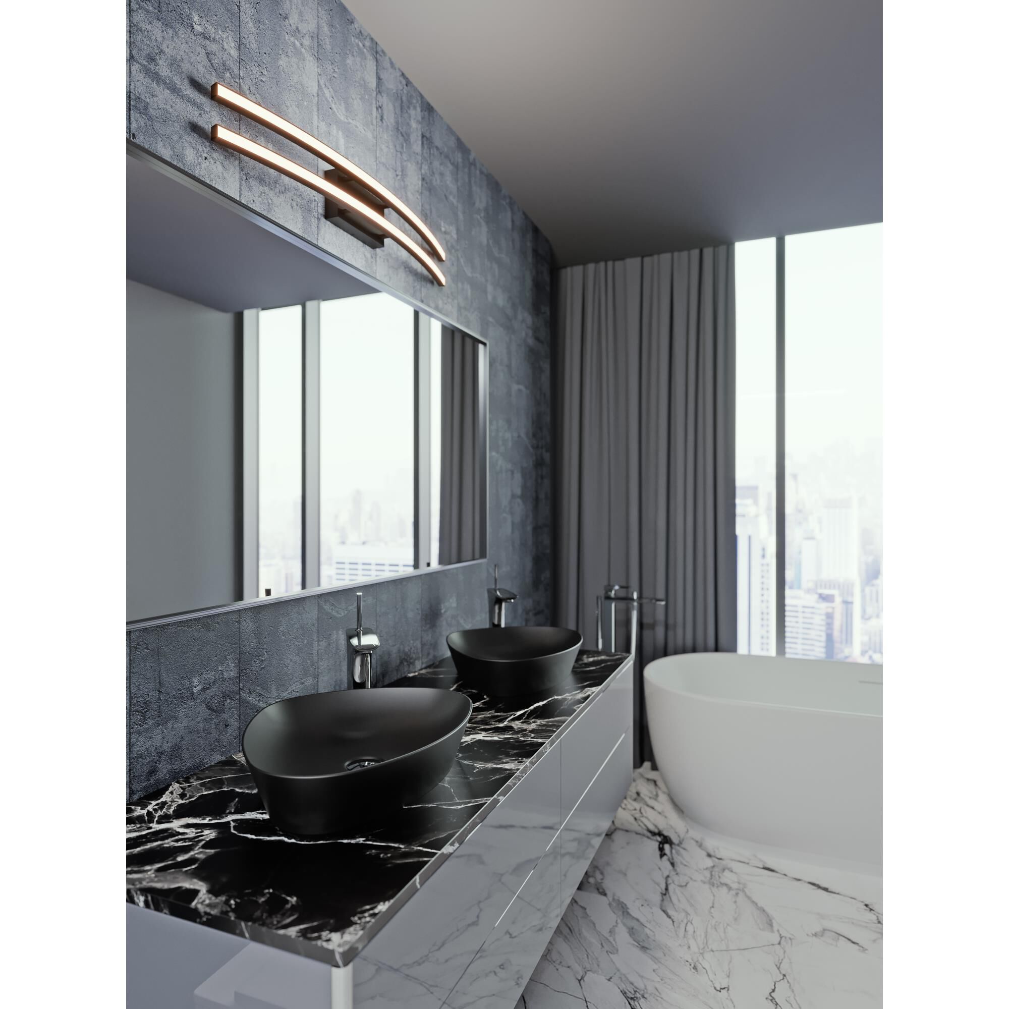 Harper 36 Inch 2 Light LED Bath Vanity Light by AFX Lighting