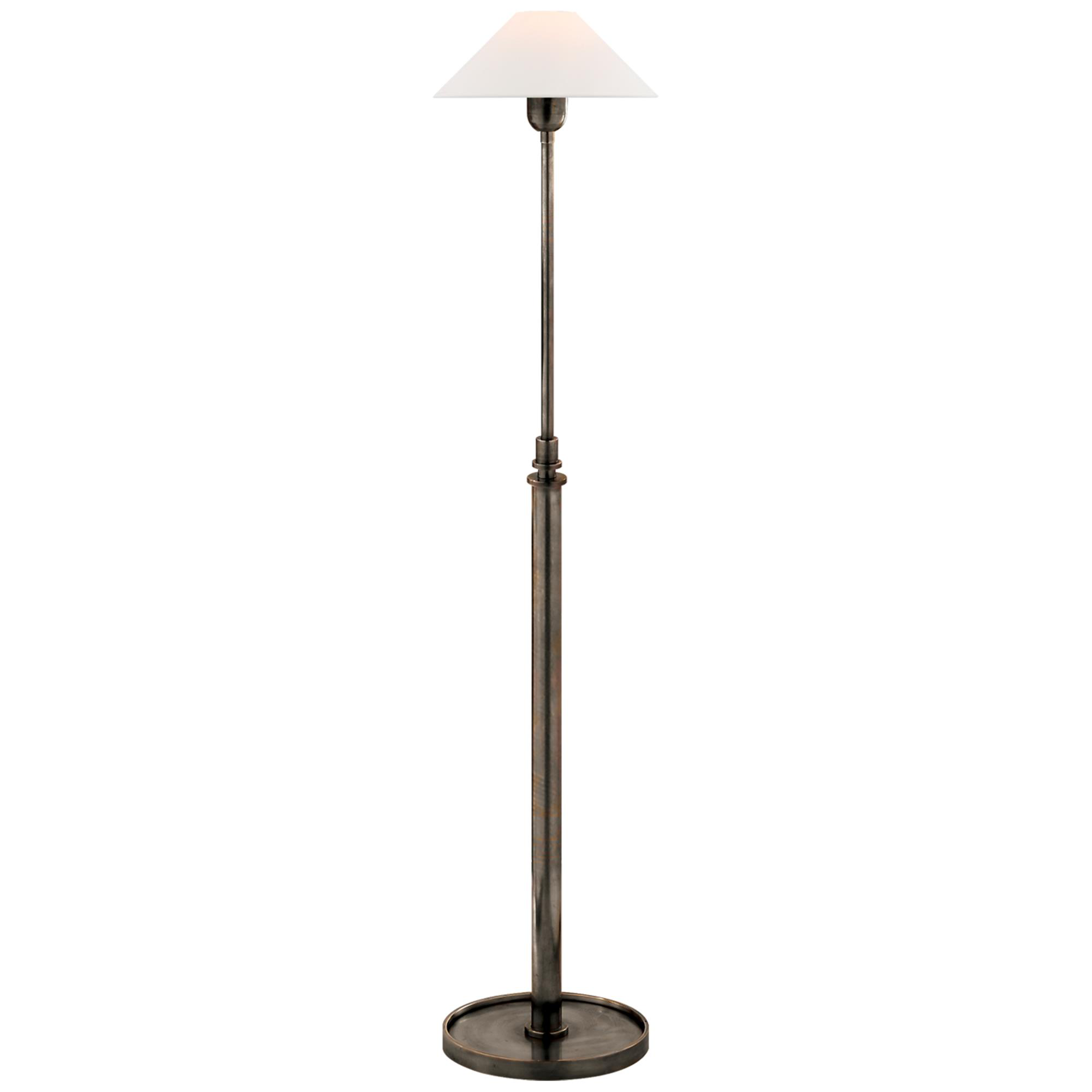 Shown in Bronze finish and Linen shade