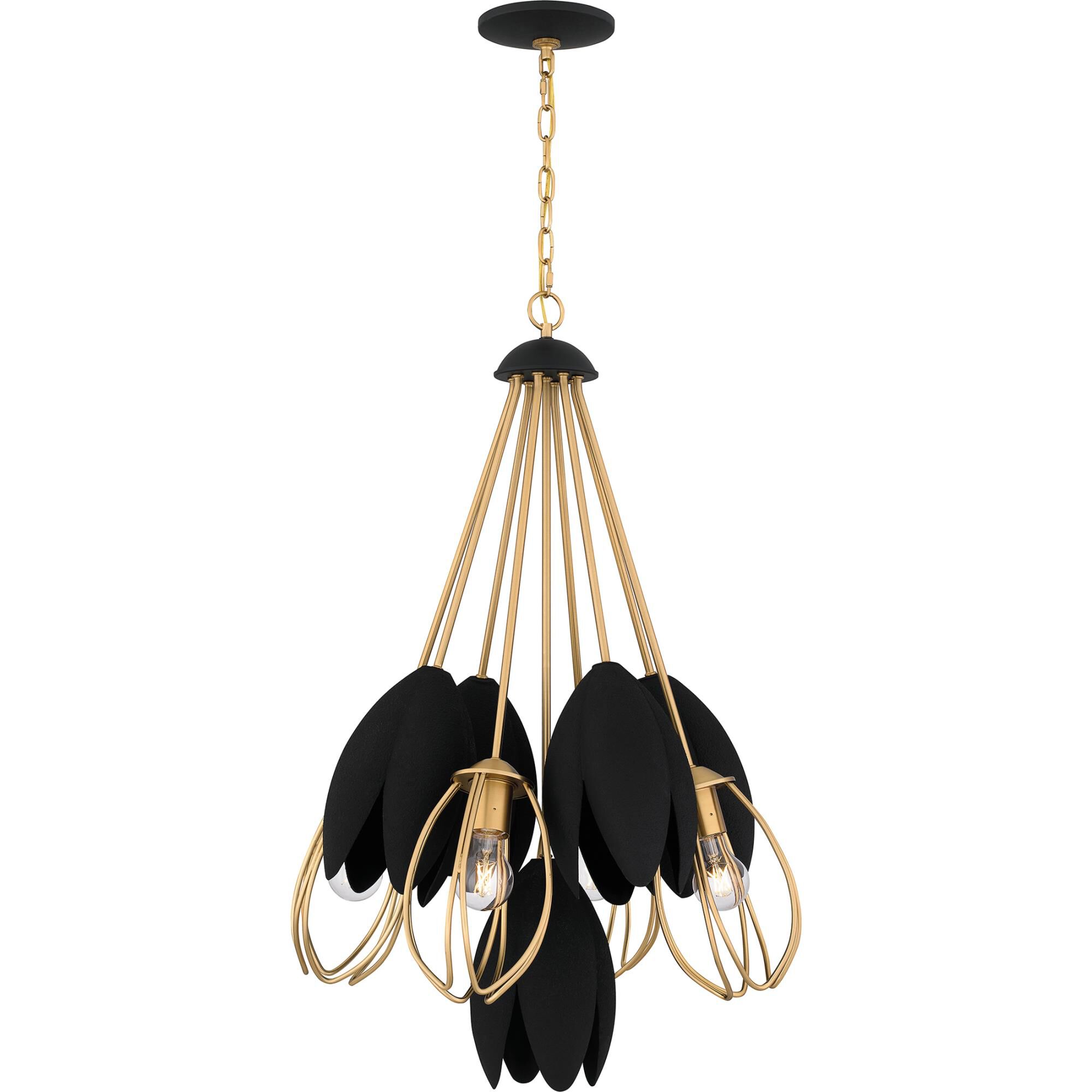 Shown in Brushed Weathered Brass finish and Metal shade