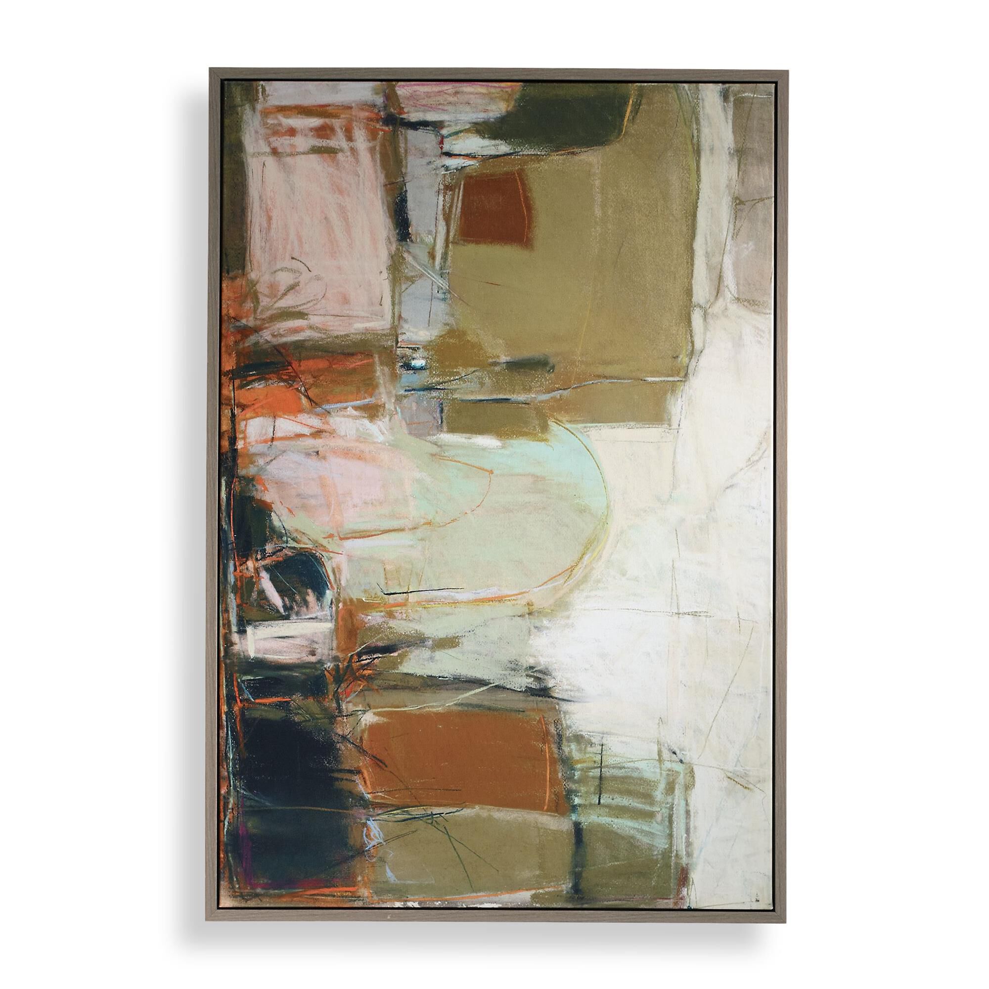 Uttermost Palace Walls Framed Abstract Art Painting by Uttermost