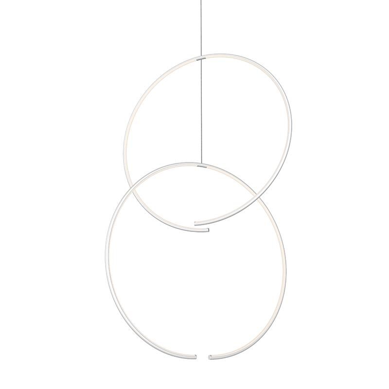 Sonneman Torc 24 Inch 2 Light LED Multi Light Pendant by SONNEMAN