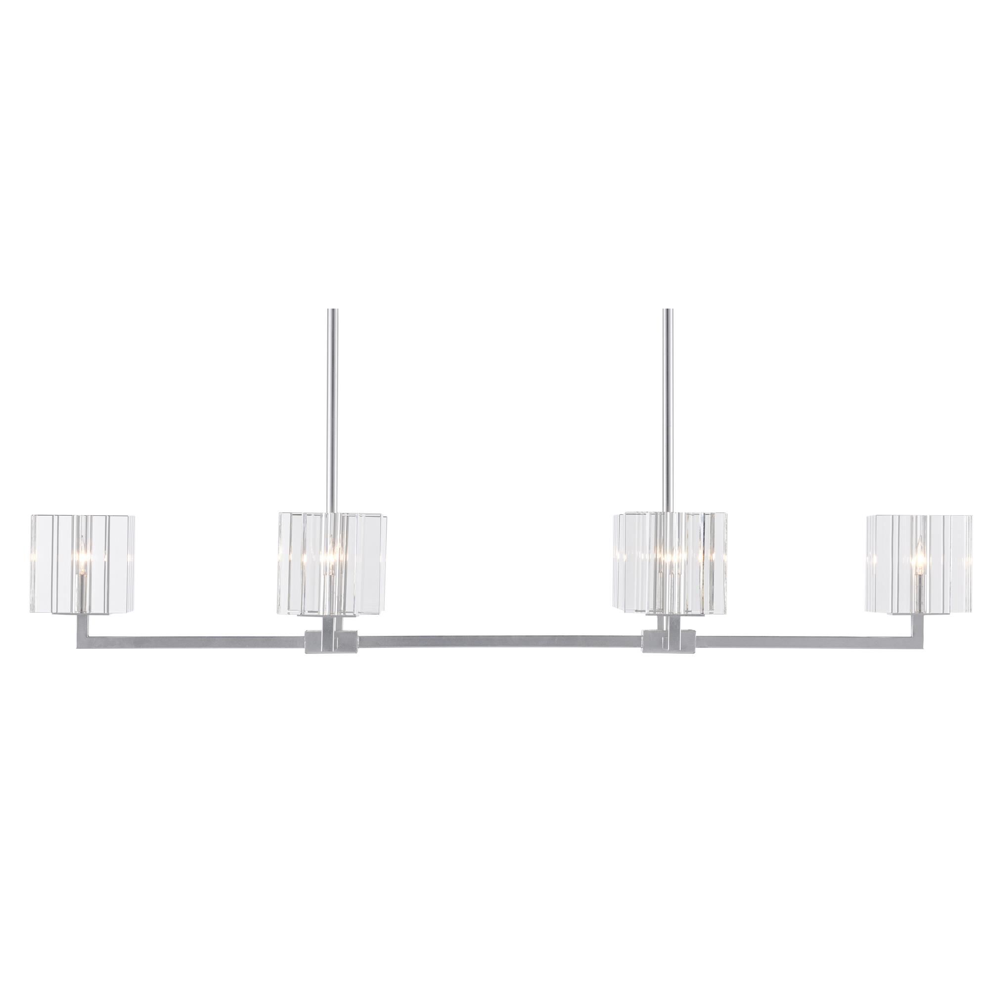 Valerio 48 Inch 6 Light Linear Suspension Light by Currey and Company