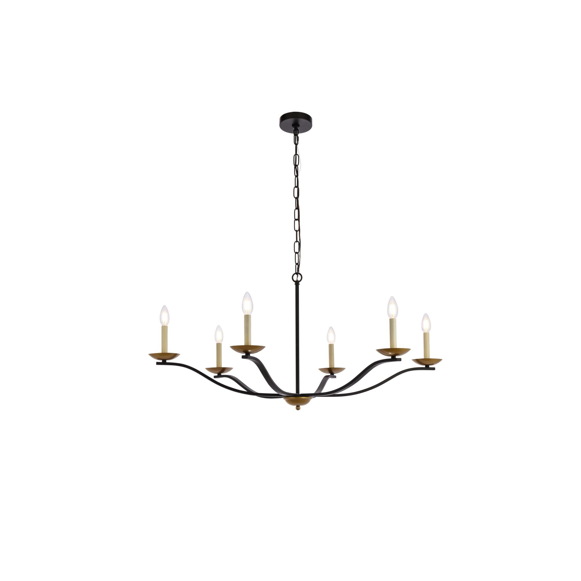 Shown in Black and Brass finish