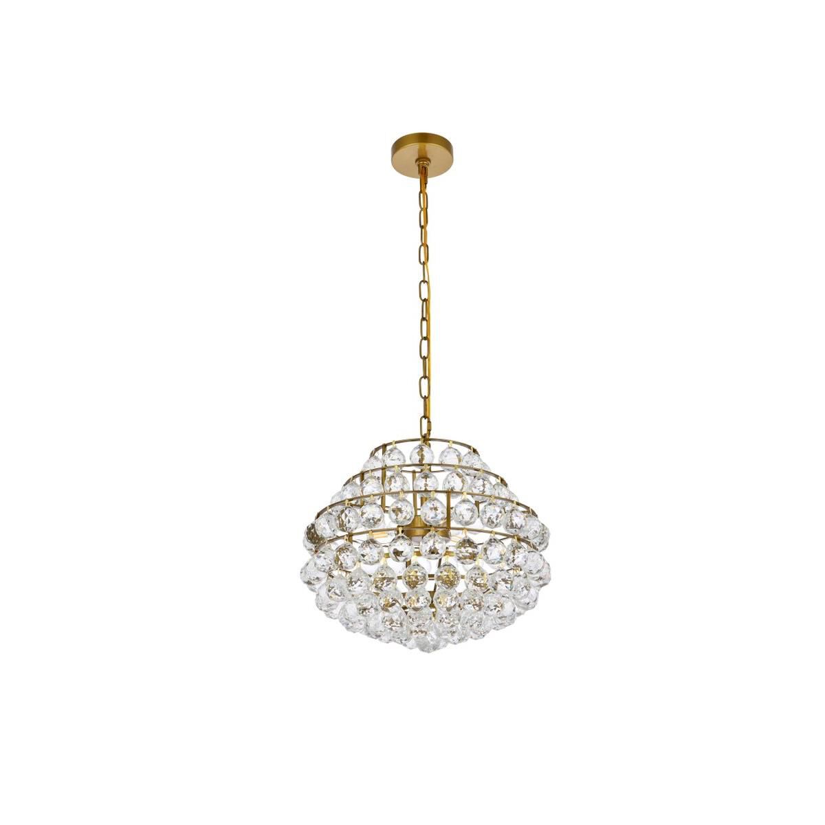 Savannah 16 Inch Large Pendant by Elegant Lighting