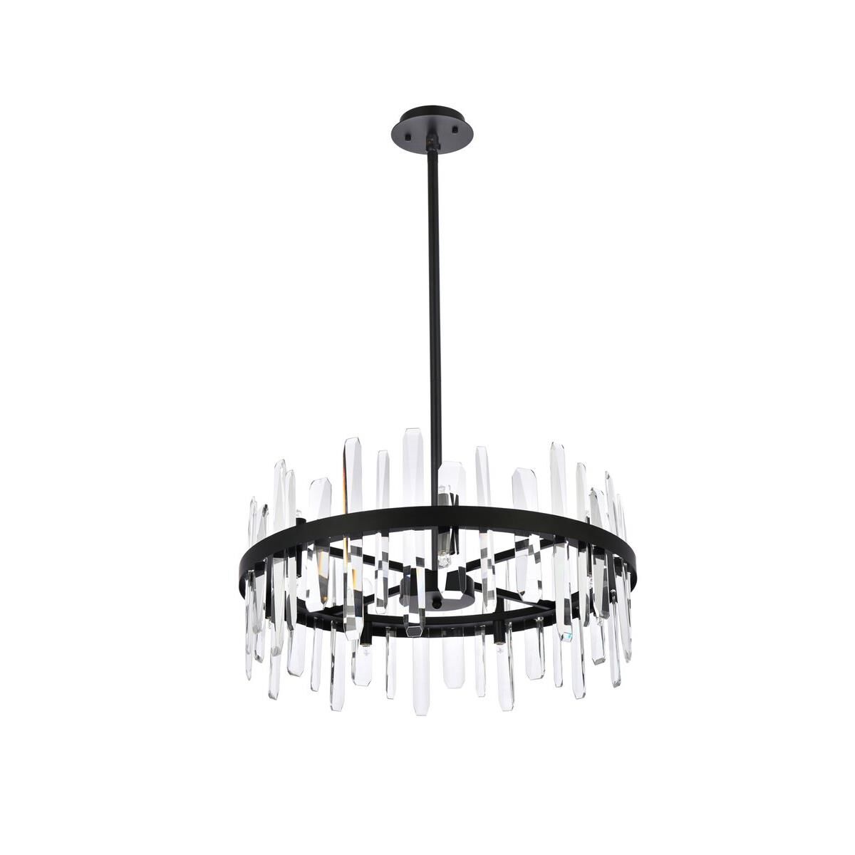Serena 25 Inch Large Pendant by Elegant Lighting