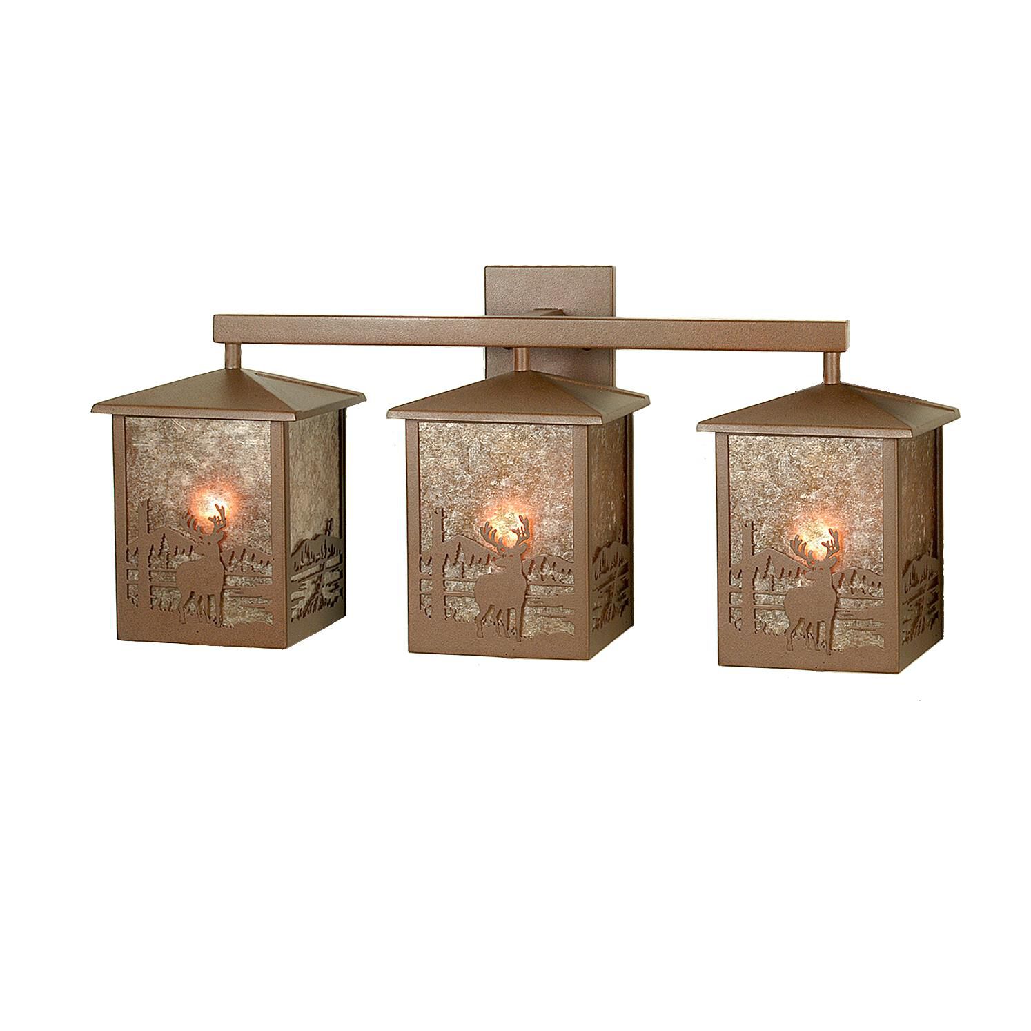 Shown in Rust Finish finish and Beige;Charcoal;Silver Mica glass