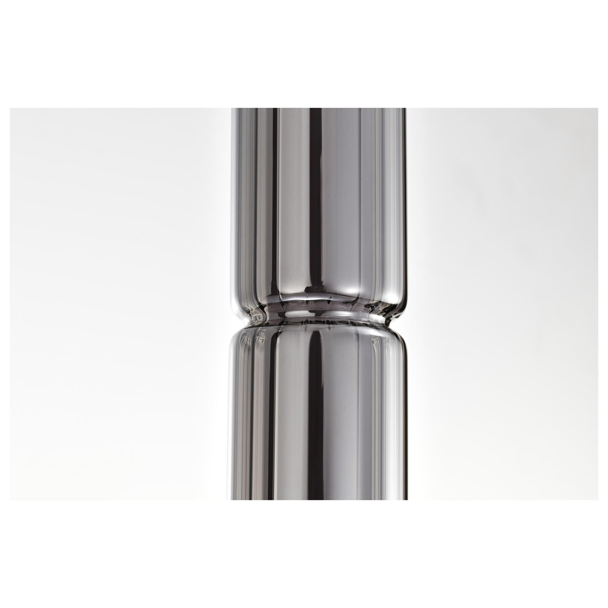 Shown in Matte Black finish and Smoked glass