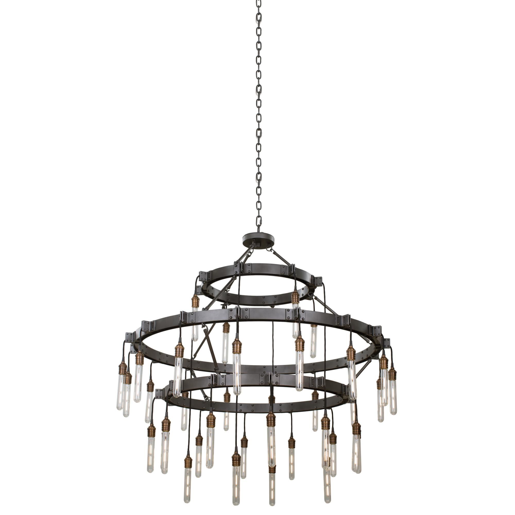 Stuyvesant 48 Inch 36 Light Chandelier by Kalco Lighting