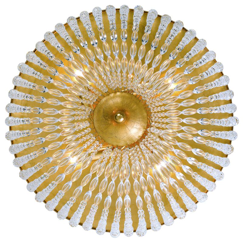 Rylee 18 Inch 4 Light Flush Mount by Crystorama