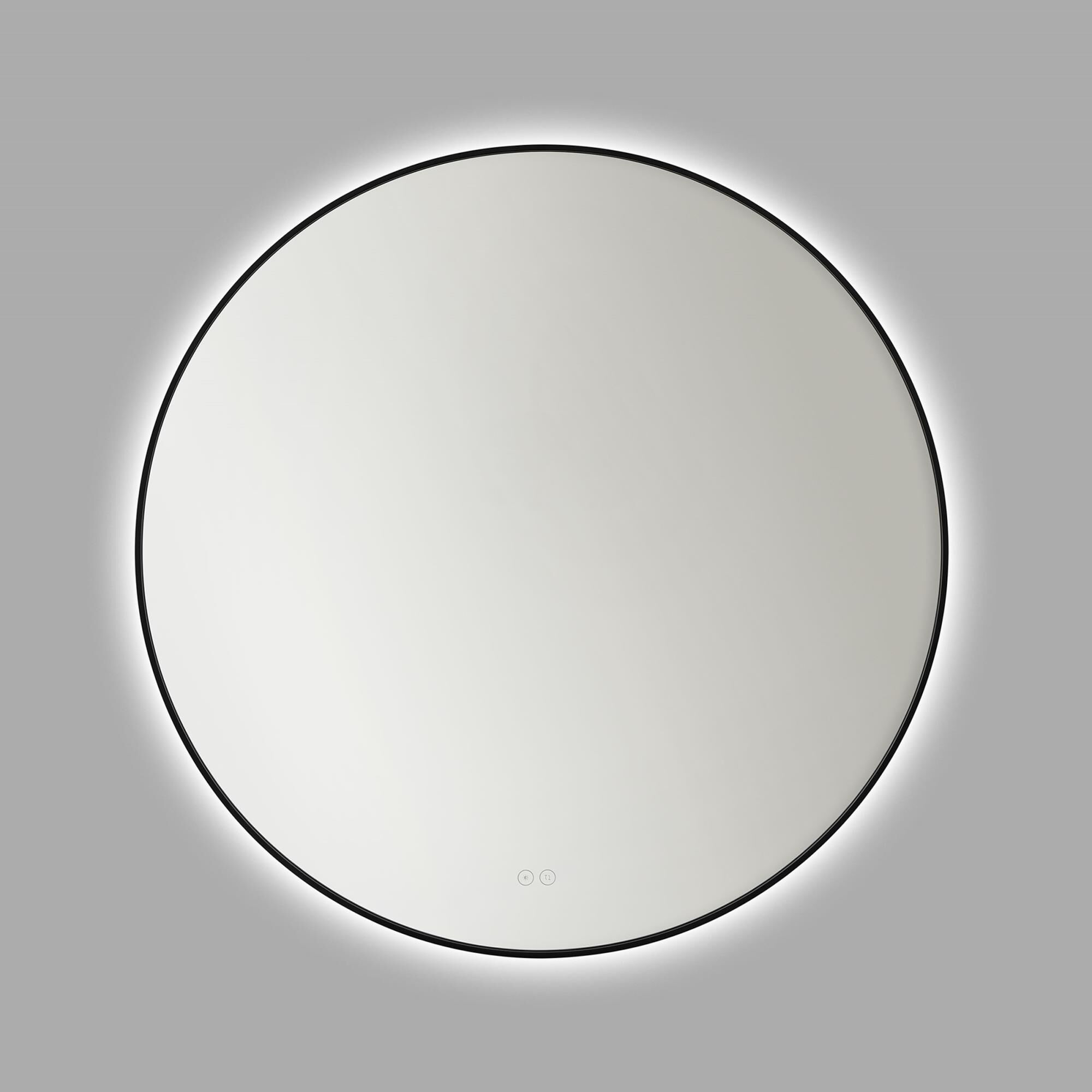 Shown in Midnight Black finish and Mirror Glass shade