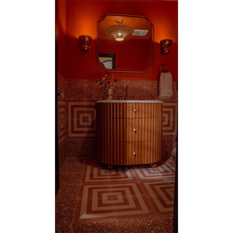 Ketan 25 Inch Semi Flush Mount by Troy Lighting