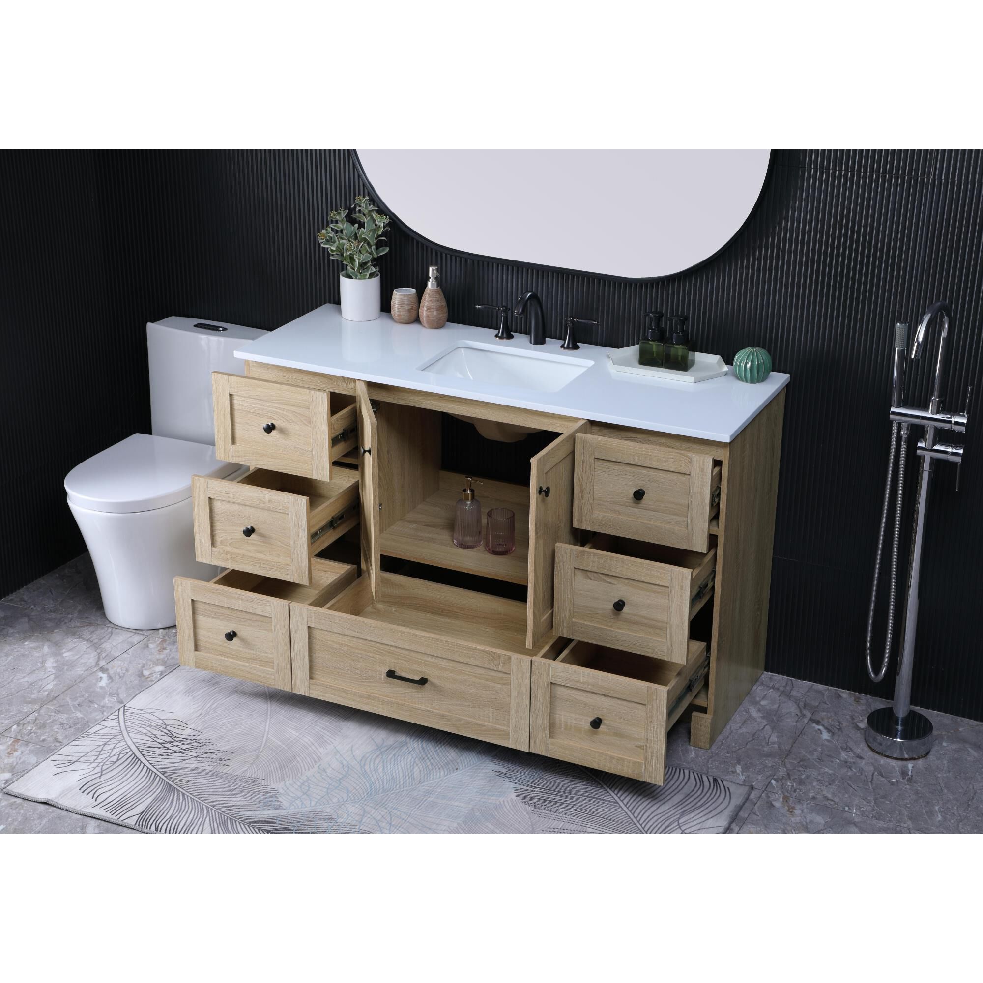 Soma 54 Inch Bath Vanity by Elegant Dcor